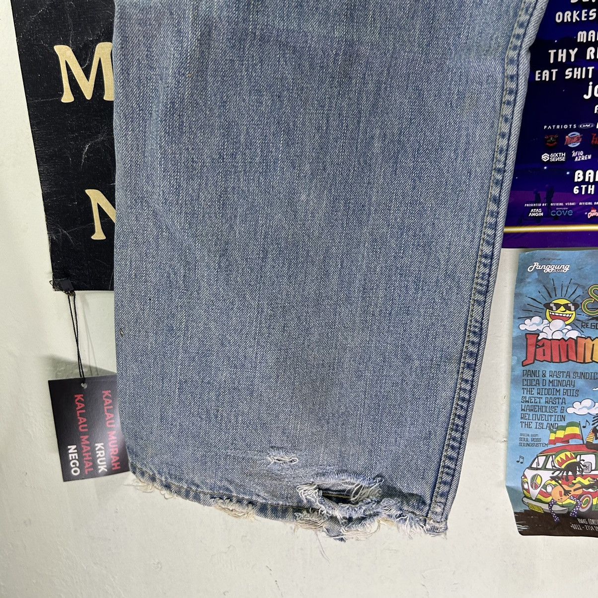 Levi's Vintage Levi’s 504 Y2k Distressed Denim Size US 30 / EU 46 - 17 Thumbnail