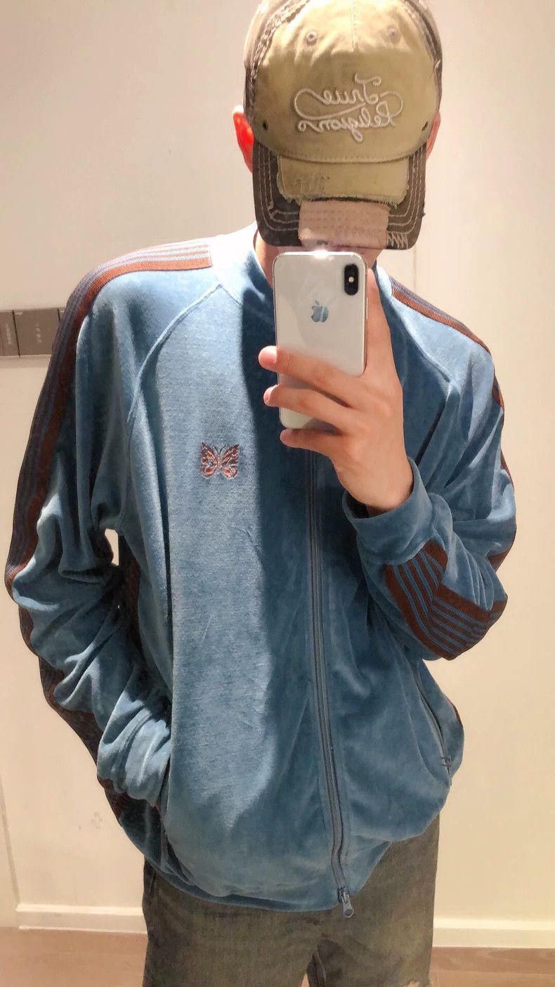 Needles Velour Jacket L Size - dmc