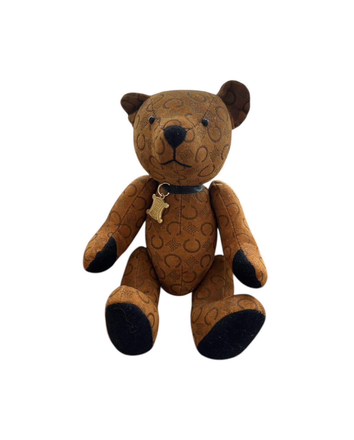 Celine CELINE vtg macadam patern bear stuffed interior Size ONE SIZE - 1 Thumbnail