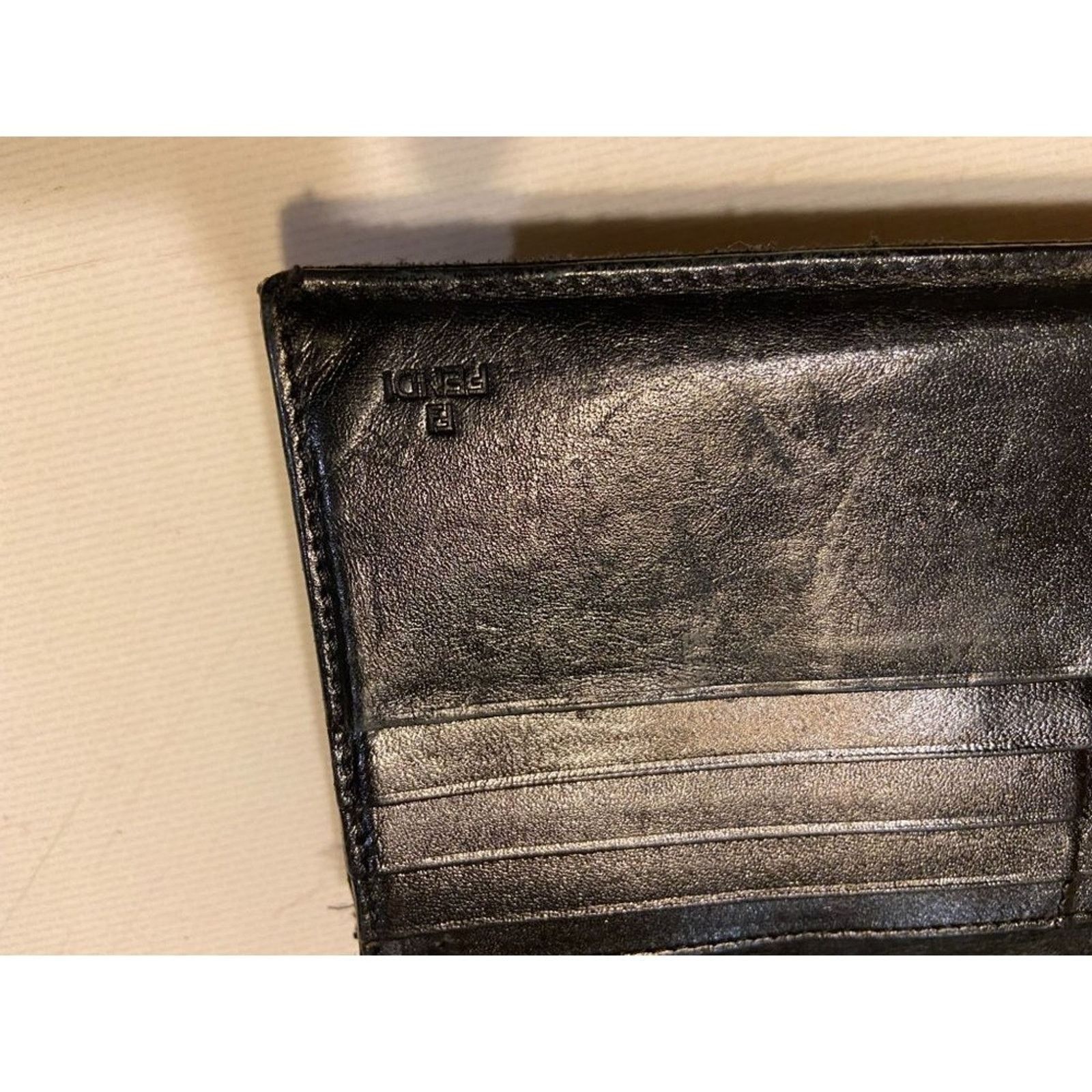 Fendi Fendi Vintage Leather & Logo Wallet Size ONE SIZE - 10 Thumbnail