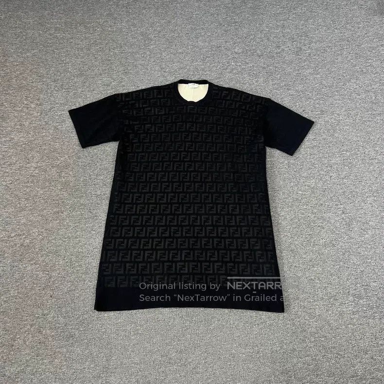Fendi Fendi Double F embroidered short-sleeve T-shirt dress Size XS / US 0-2 / IT 36-38 - 1 Thumbnail