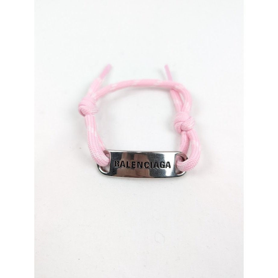 Balenciaga o1rshd1 Q:2 / Size: OS / Plate Bracelet in Pink Size ONE SIZE - 1 Thumbnail