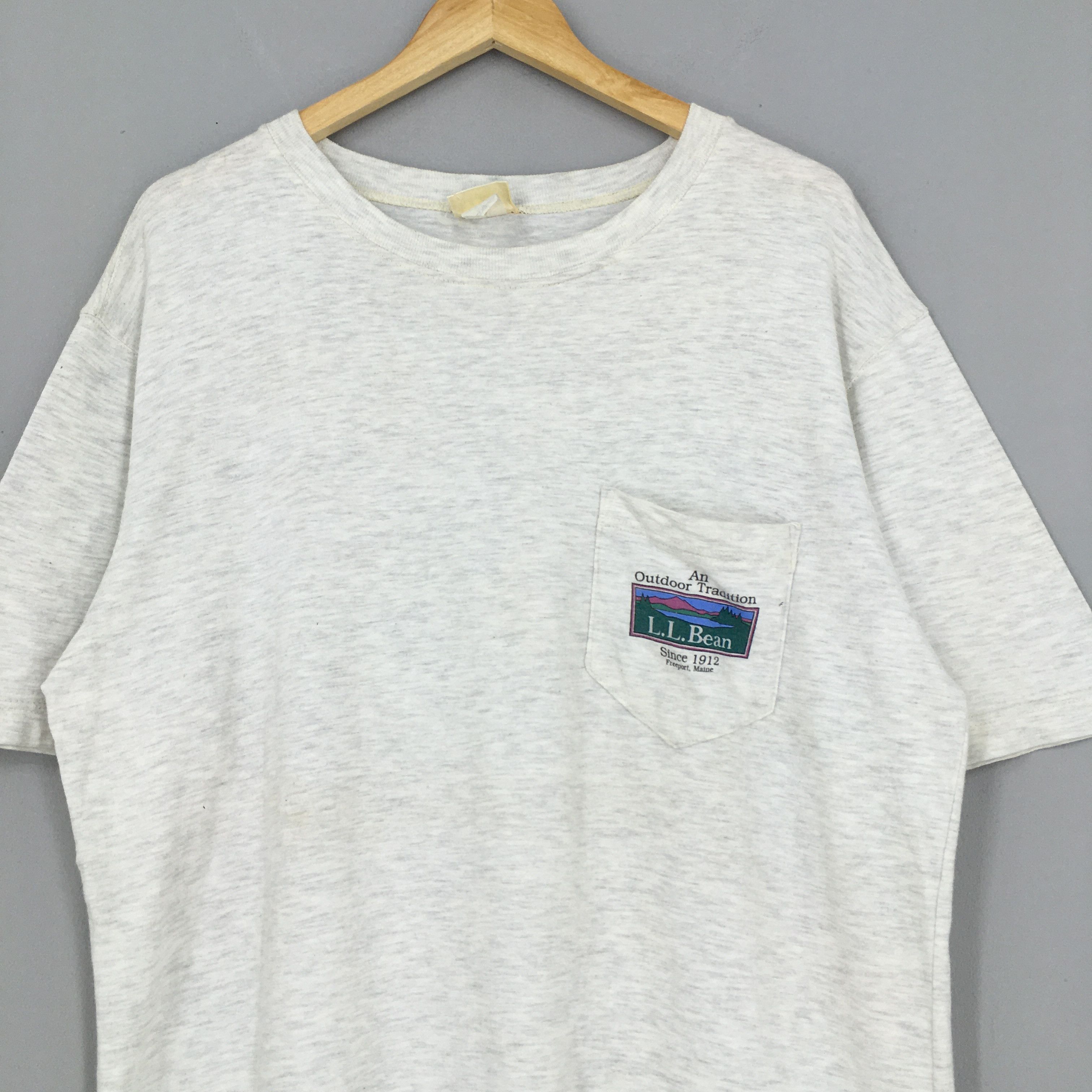 L.L. Bean × Vintage Vintage 1990's LL Bean Outdoor Hiking Tshirt Large Size US L / EU 52-54 / 3 - 2 Thumbnail