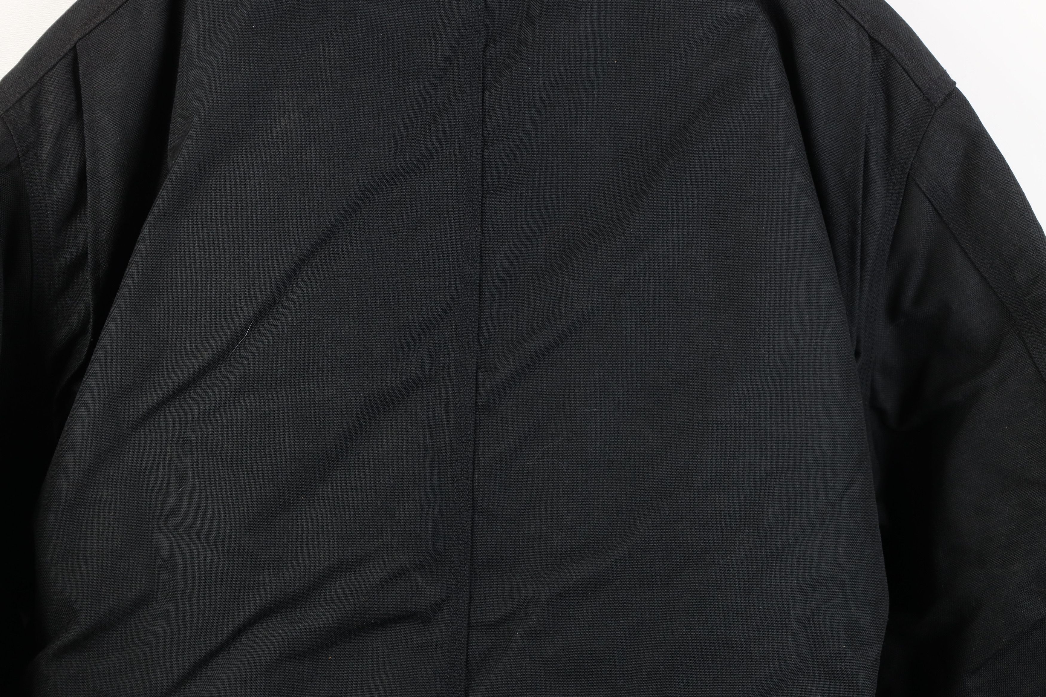 Carhartt Deadstock Vintage 90s Carhartt Bomber Jacket Black USA Size US XXL / EU 58 / 5 - 13 Thumbnail