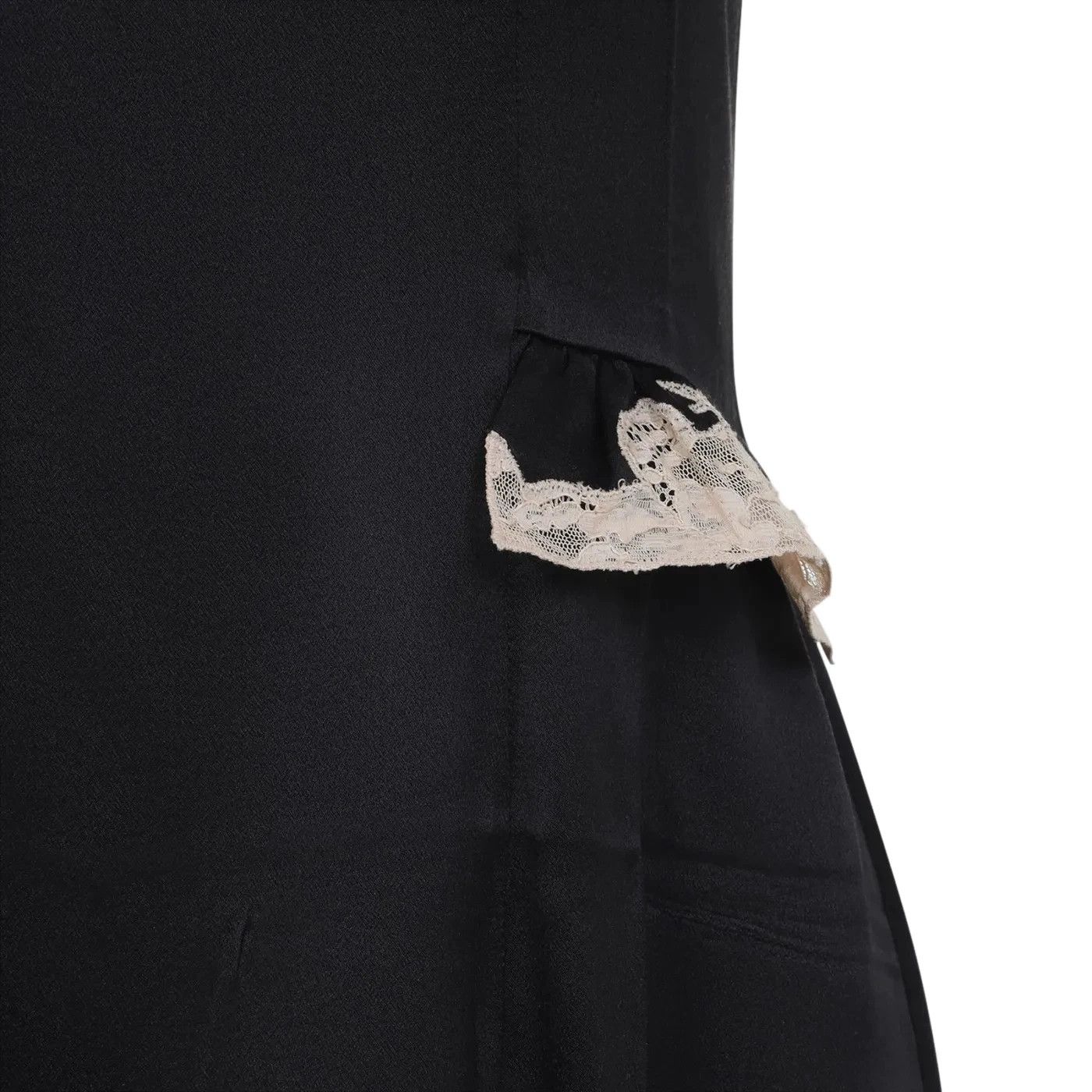 Prada PRADA Black Silk Midi Dress New And Authentic Size M / US 6-8 / IT 42-44 - 3 Thumbnail