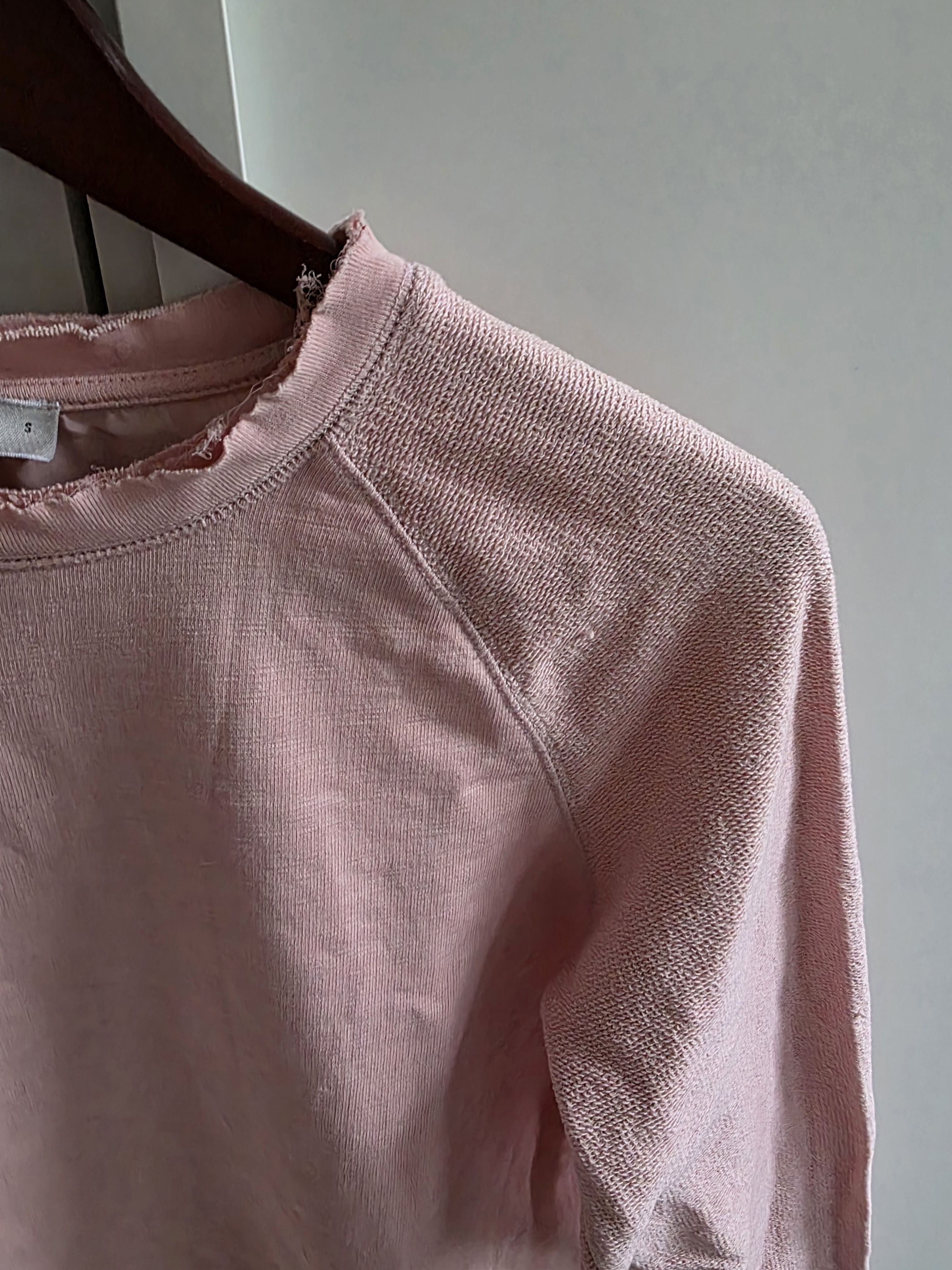 Acne Studios Acne Studios women's cropped S pink sweatshirt Size S / US 4 / IT 40 - 4 Thumbnail