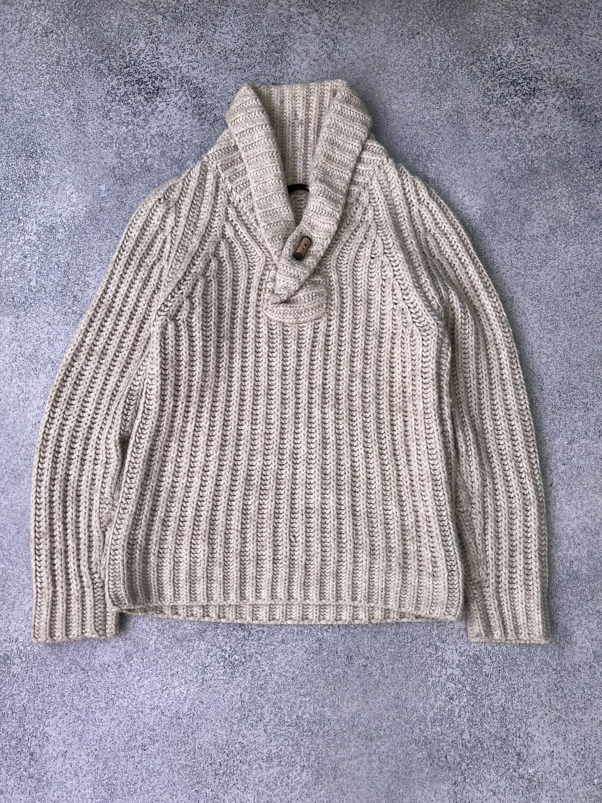 Bally × Vintage Vintage Bally Wool Beige Sweater Size US S / EU 44-46 / 1 - 2 Thumbnail