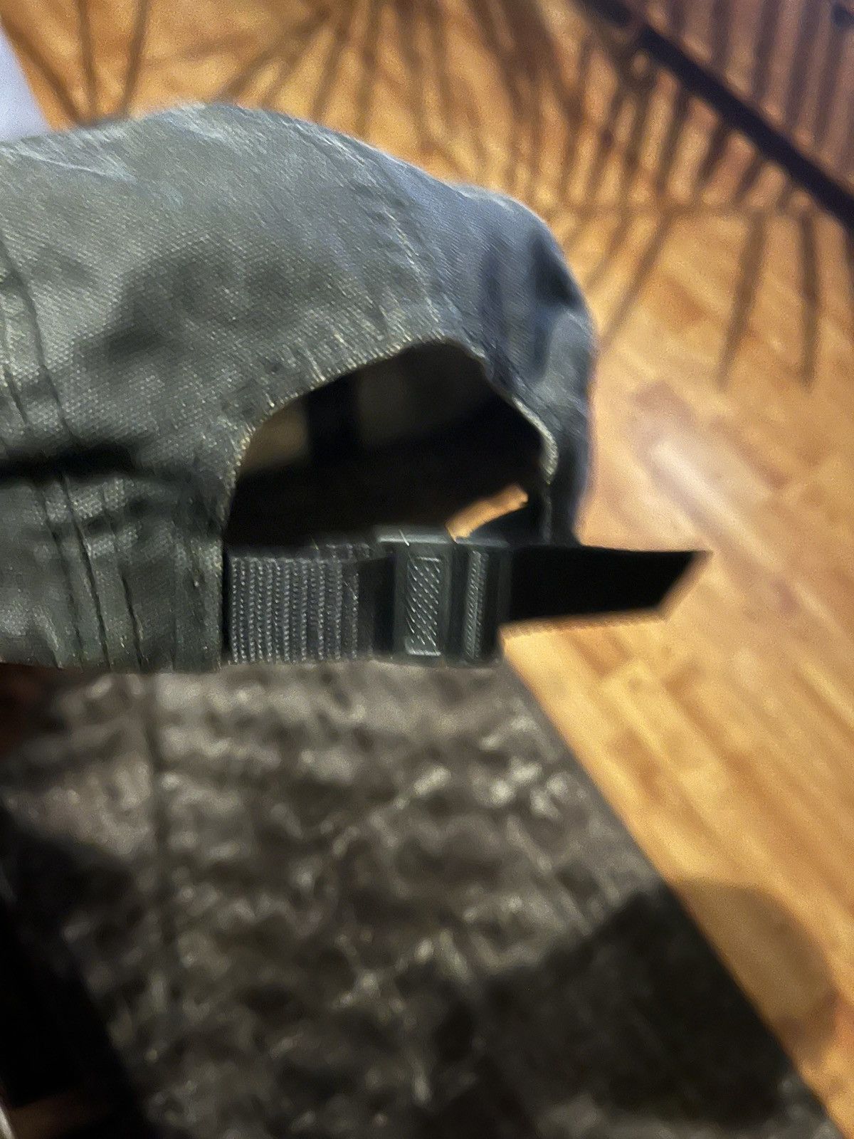 Supreme Supreme Washed Black Denim Cap Hat Size ONE SIZE - 3 Thumbnail