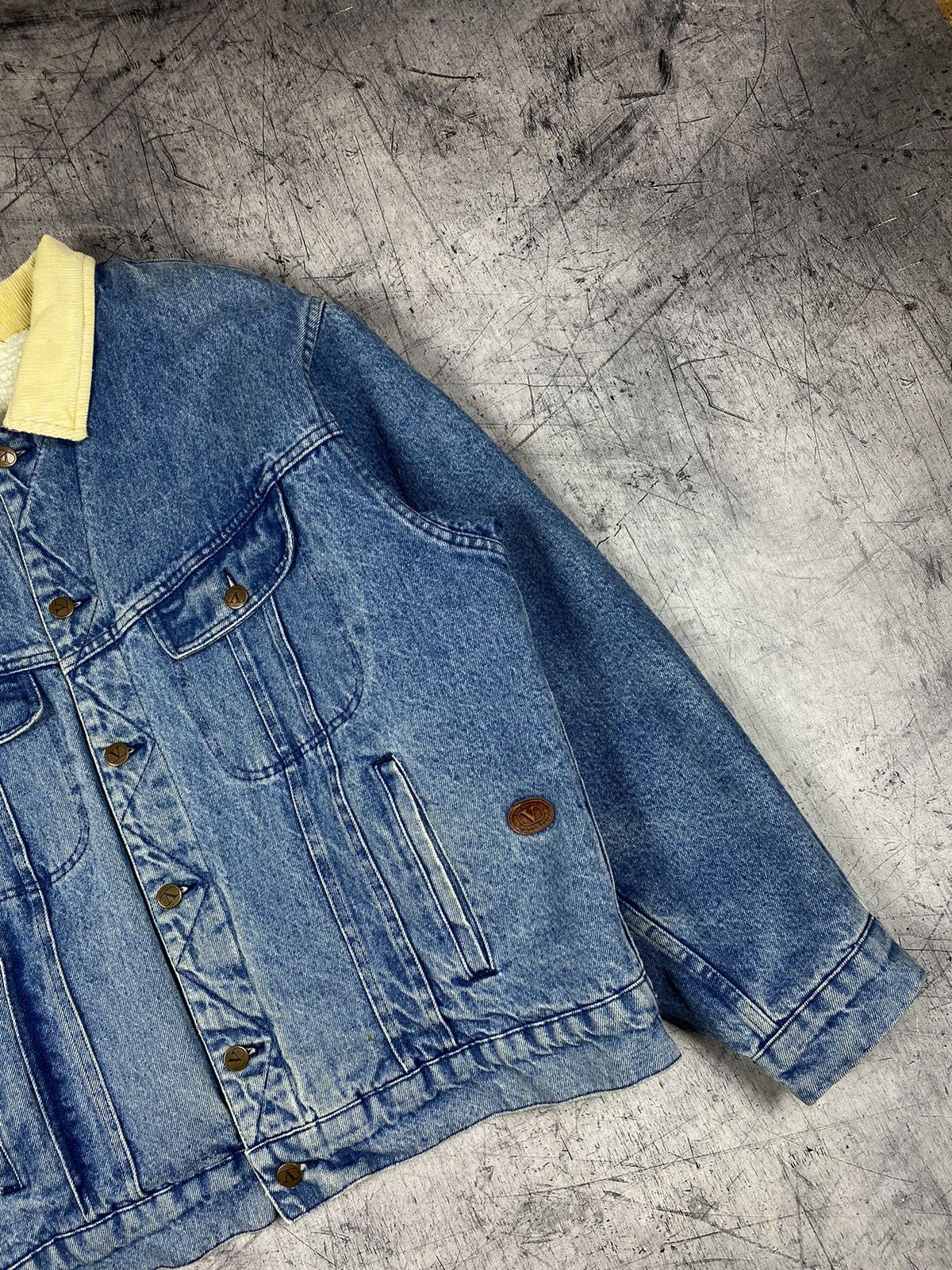 Valentino Rare Vintage Valentino Sherpa Denim Jacket Size US L / EU 52-54 / 3 - 9 Thumbnail