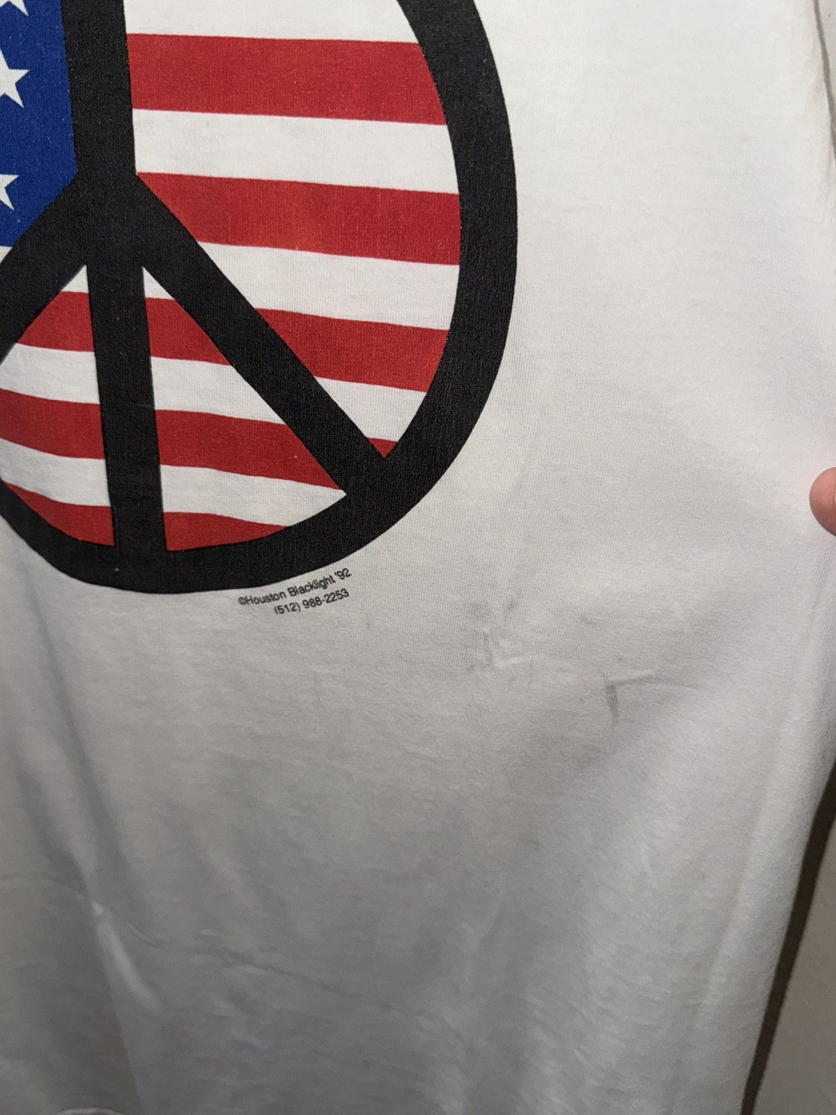 Vintage Houston Blacklight Tee 1992 Size US L / EU 52-54 / 3 - 3 Thumbnail