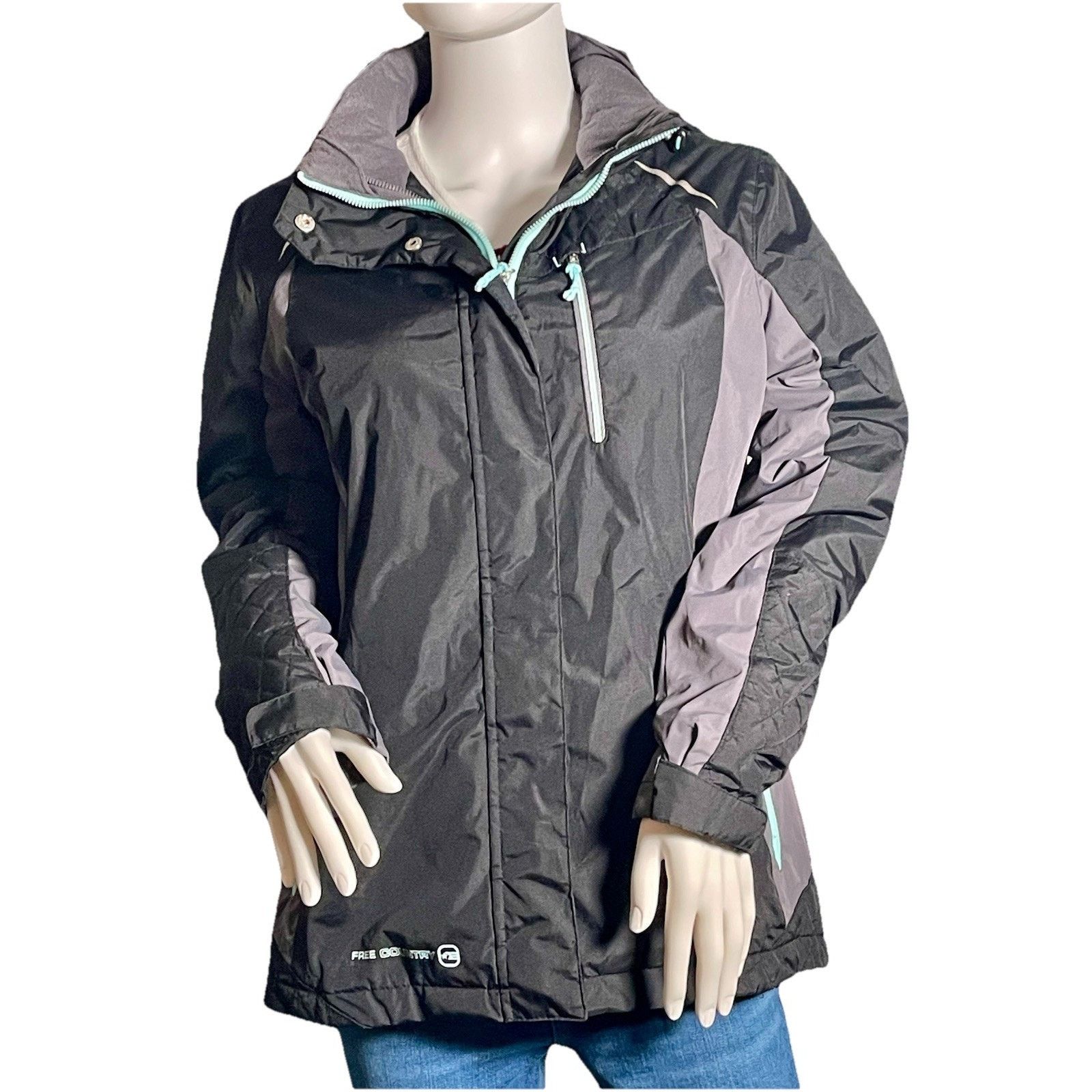 Free Country Free Country Black Outer (Missing Zipped Liner) Jacket S Size S / US 4 / IT 40 - 2 Thumbnail