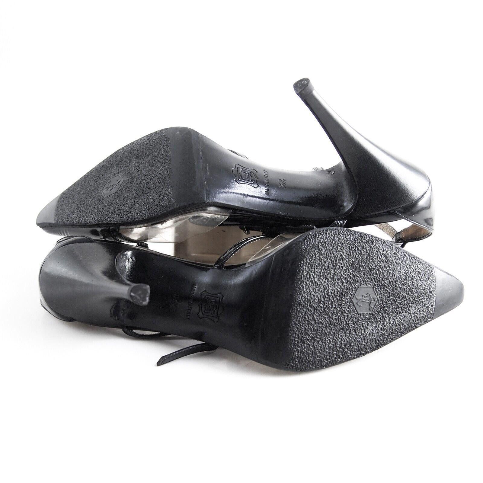 Versace Gianni Versace Strappy Sandals Black Pat Leather US 6.5 36.5 Size US 6.5 / IT 36.5 - 7 Thumbnail