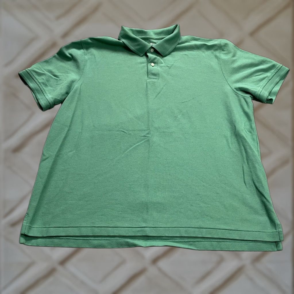 Vintage VINTAGE L.L. Bean Polo Shirt Men XXL Green Casual Activewear Golf Cotton Short Sleeve Size US XXL / EU 58 / 5 - 1 Thumbnail