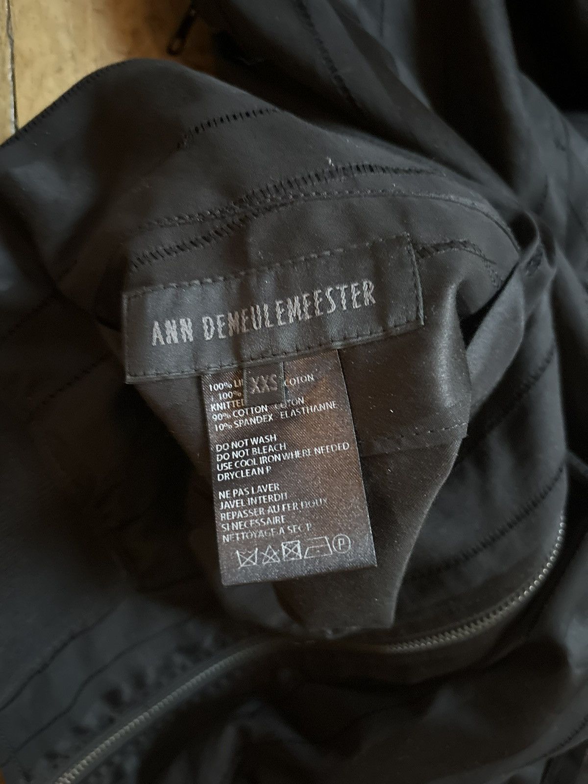 Ann Demeulemeester Ann Demeulemeester Reversible Linen Striped Bomber Jacket Size US S / EU 44-46 / 1 - 9 Thumbnail