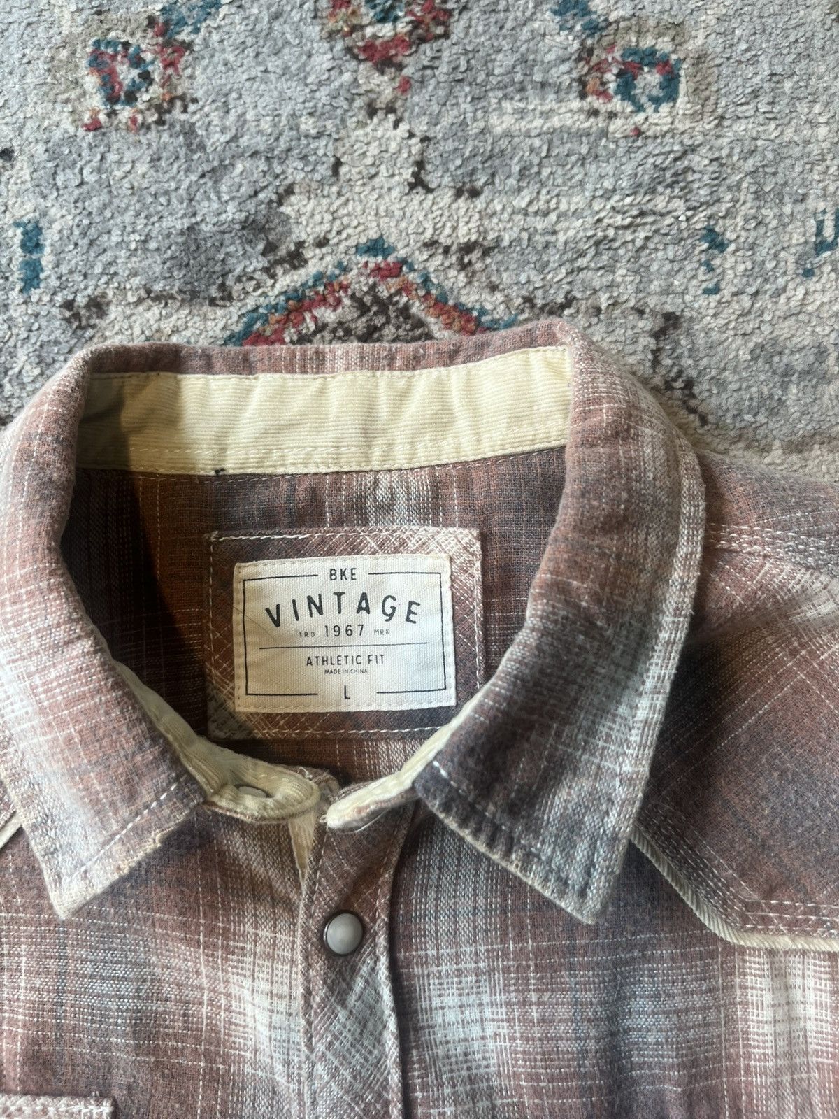 BKE Vintage Flannel Size US L / EU 52-54 / 3 - 3 Thumbnail
