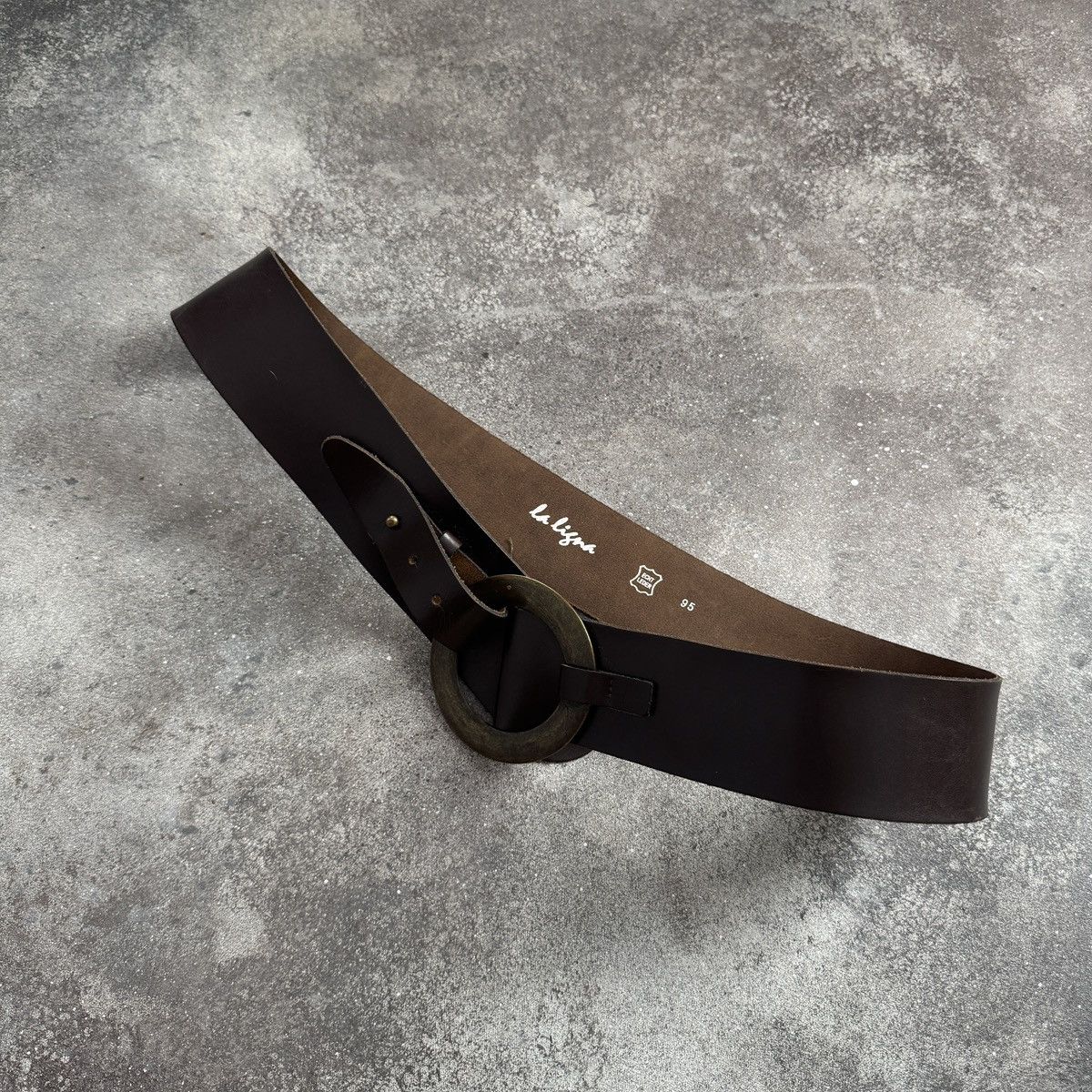 Hysteric Glamour Avant Garde Archive Real Leather Wide Statement Belt Size ONE SIZE - 5 Thumbnail