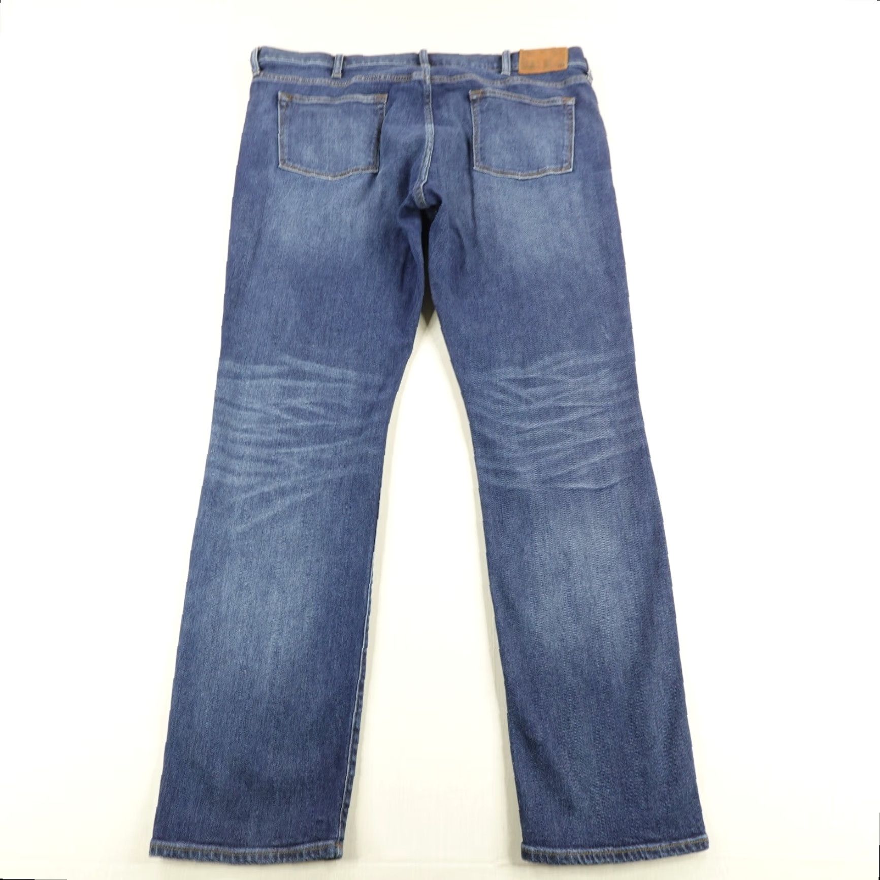 J.Crew J Crew Jeans Mens 42x34 Blue Kurabo Japanese Denim 484 Slim Fit Faded Whisker Size US 42 / EU 58 - 4 Thumbnail