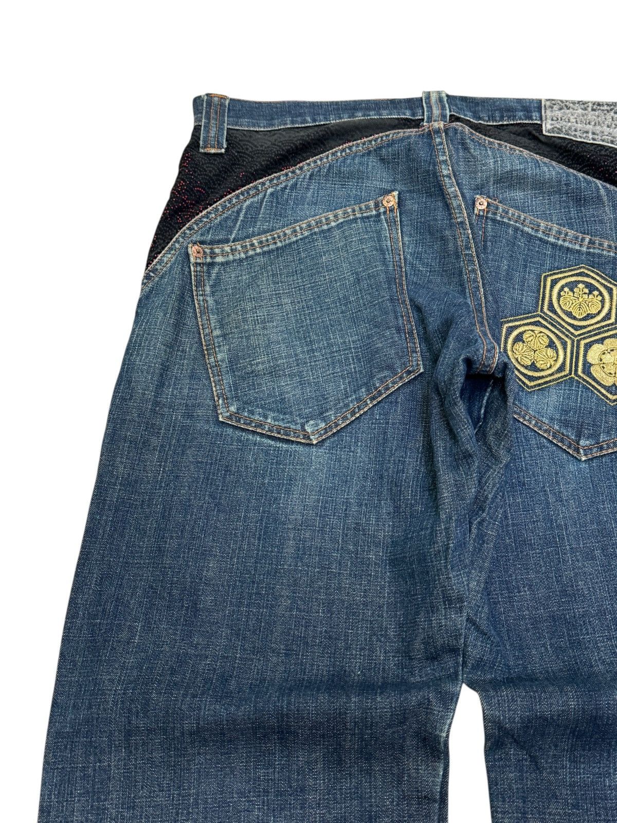 Japanese Brand Juvenile Delinquent Eastern Iconography Embroidery Distress Size US 32 / EU 48 - 9 Thumbnail