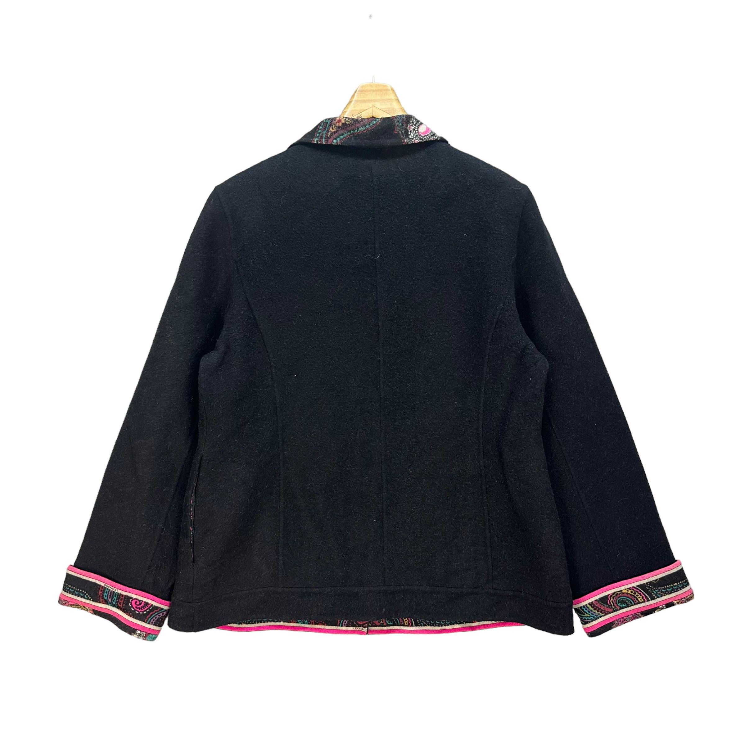 Leonard Paris LEONARD PAISLEE WOOL JACKET #8247-217 Size M / US 6-8 / IT 42-44 - 11 Thumbnail