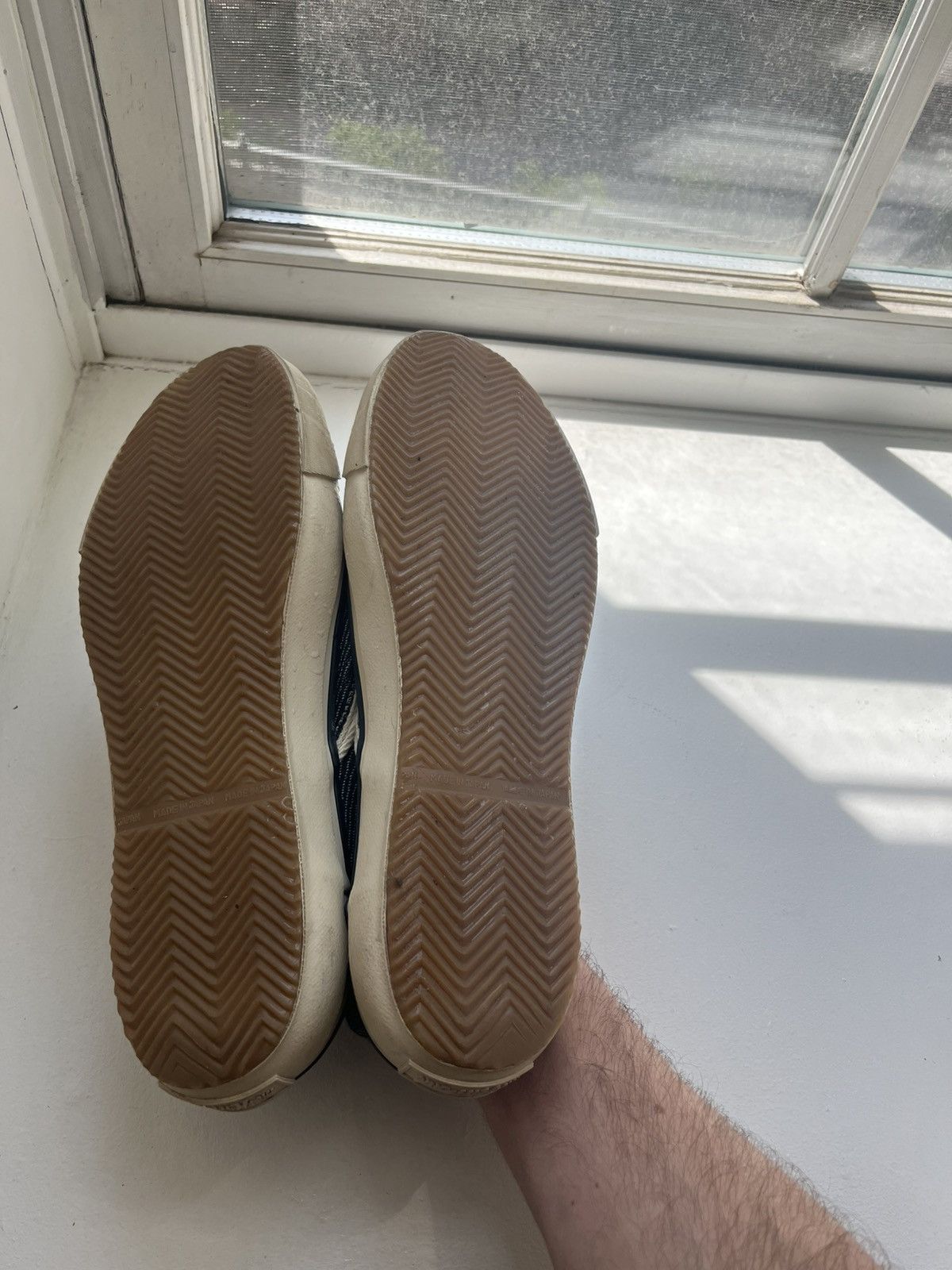 The Hill-Side The Hill-side slip on "fingerprint" indigo, made in Japan Size US 9.5 / EU 42-43 - 5 Thumbnail