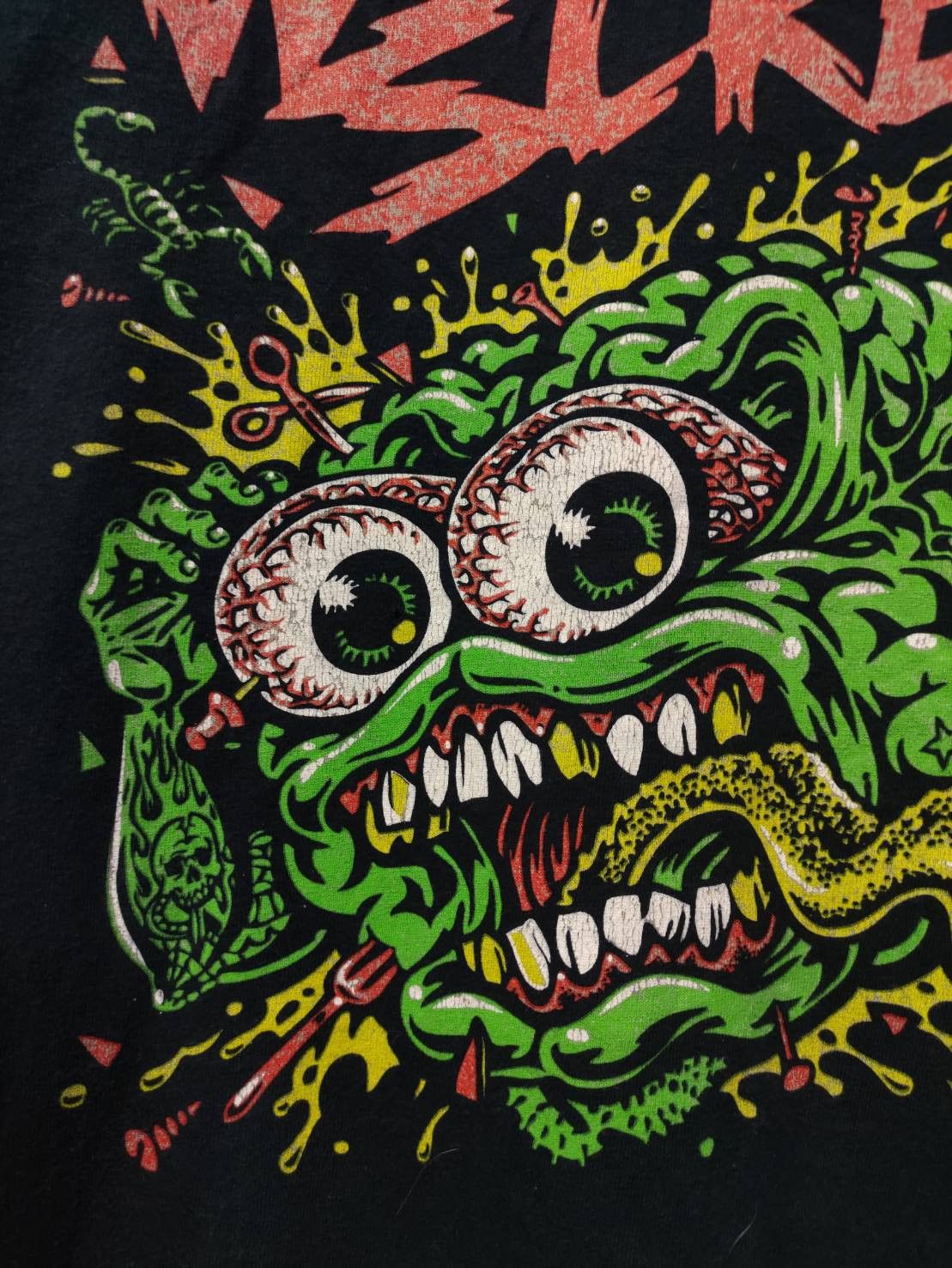 Band Tees Vtg 00's A Wilhelm Scream Band " Jimbo Brain " Art T-Shirt Size US L / EU 52-54 / 3 - 3 Thumbnail