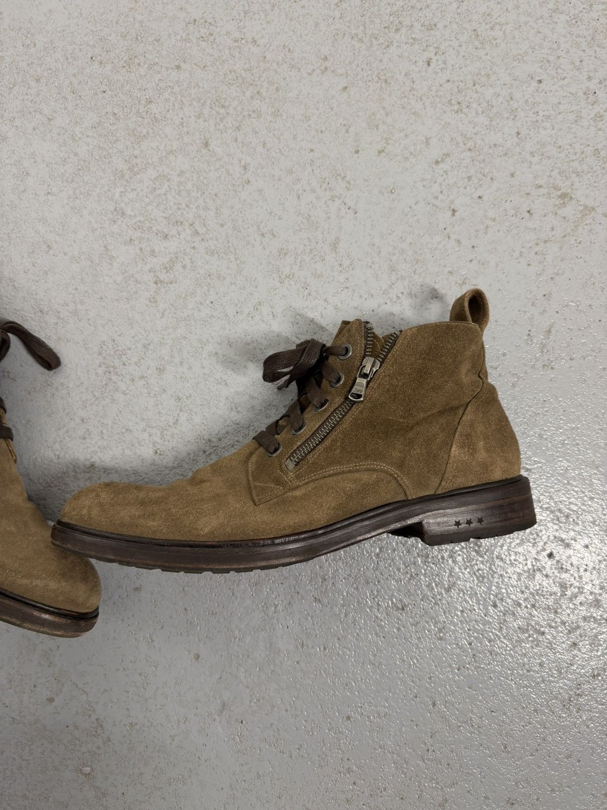 John Varvatos John Varvatos Suede Front Double Zipped Boots Size US 10 / EU 43 - 2 Thumbnail