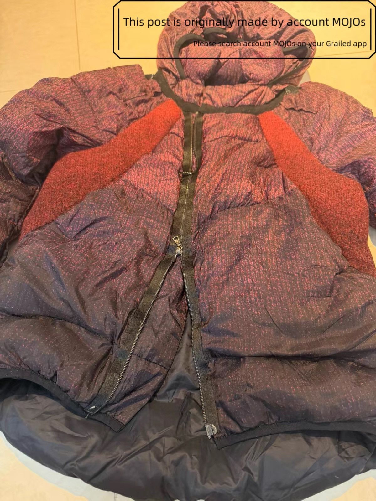 Undercover Sz 1 Undercover Pattern Laser Red Puffer Jacket mojos4718 Size US S / EU 44-46 / 1 - 3 Thumbnail