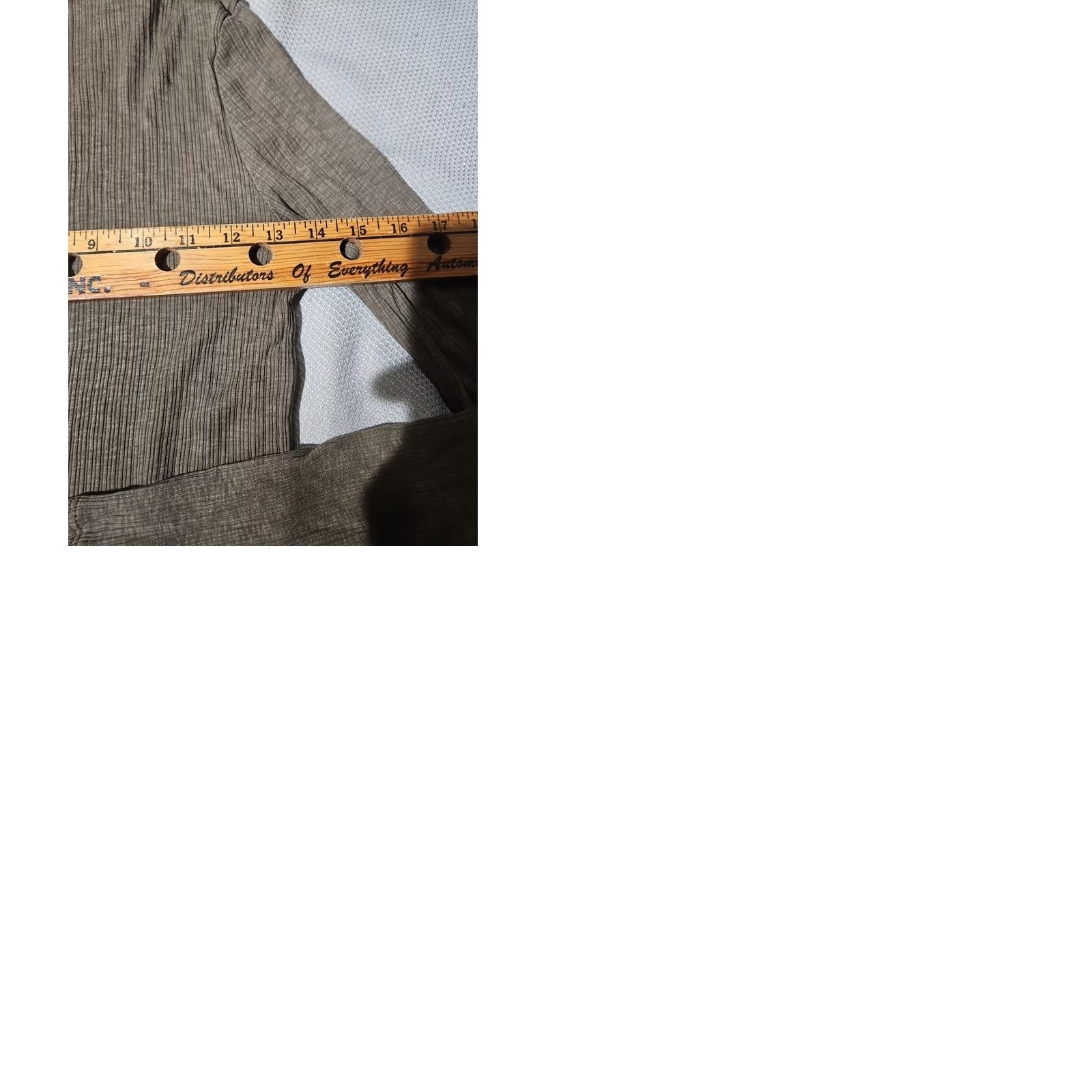 Michael Stars VINTAGE Michael Stars Shirt Womens L Green Ribbed Turtleneck Minimalist Luxury Size L / US 10 / IT 46 - 9 Thumbnail