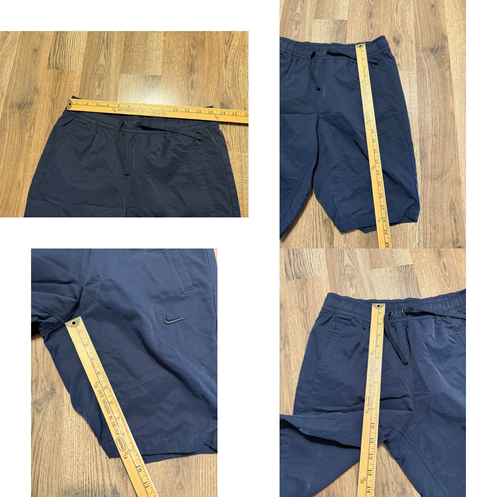 Nike Nike Shorts Men’s Small Blue Tie Waist Flat Front Casual Shorts Size US 29 - 8 Thumbnail