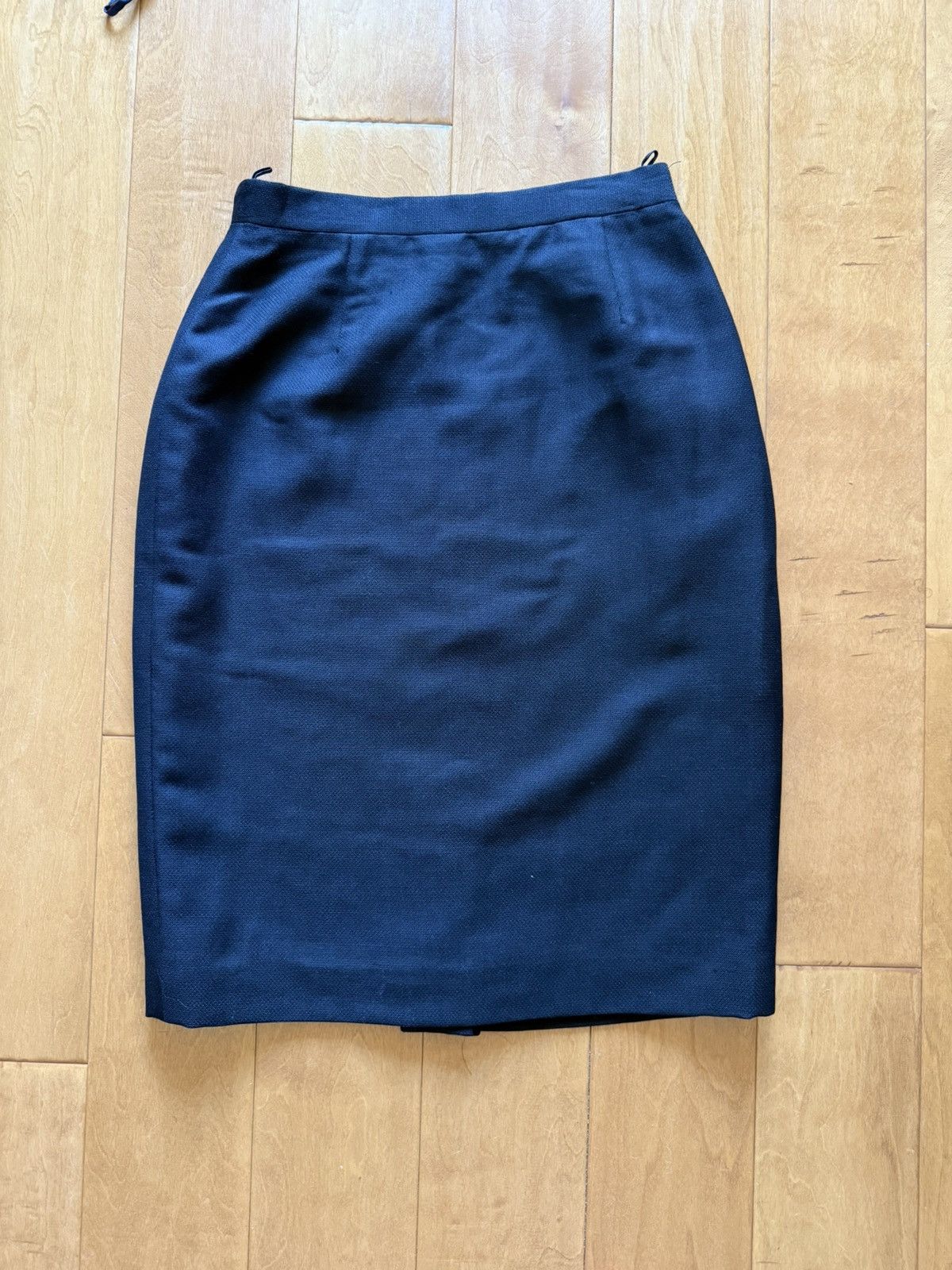 Burberry Vintage Burberry Mohair+Wool Midiskirt Size 28" / US 6 / IT 42 - 1 Thumbnail