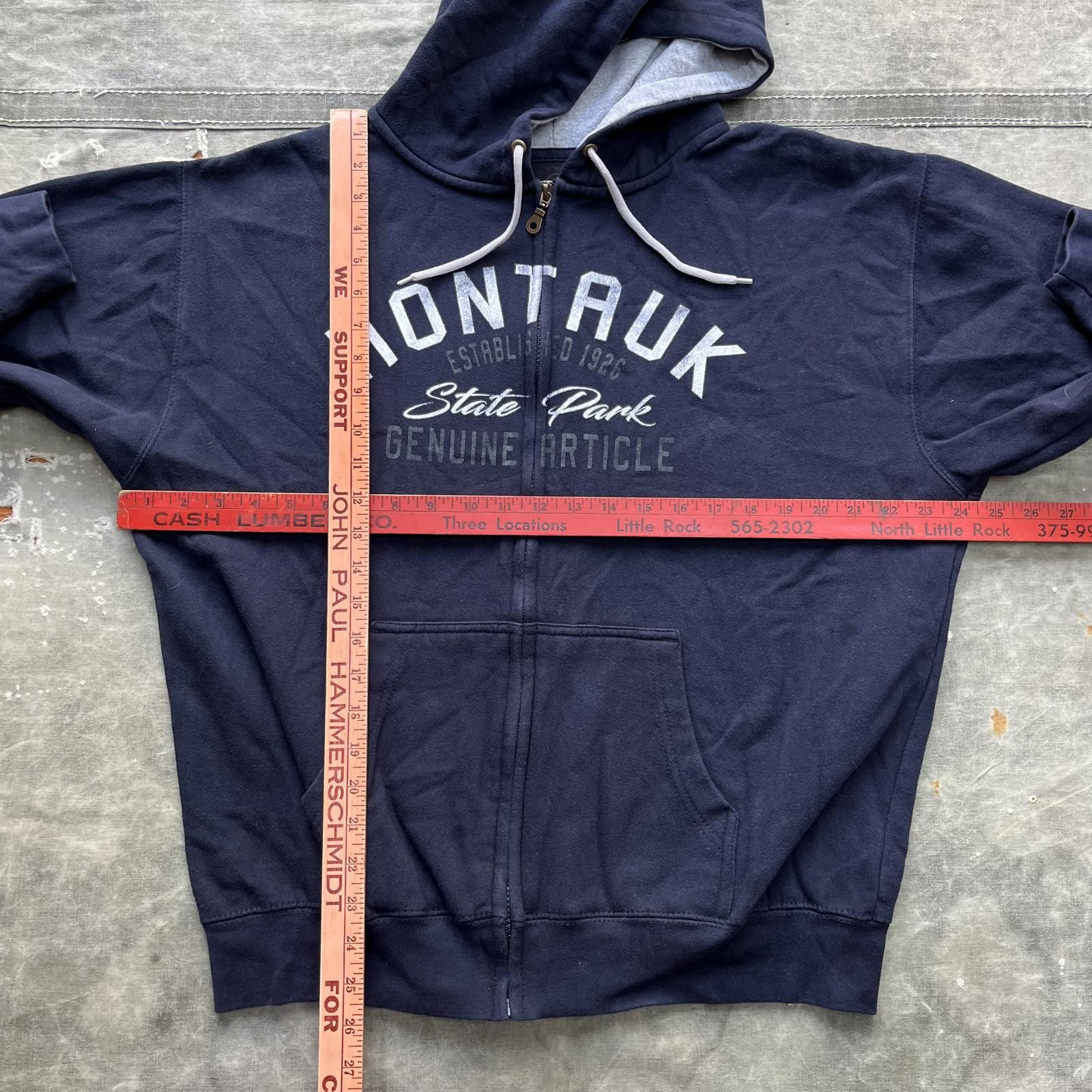 Vintage Vintage Y2K Montauk State Park Missouri Full Zip Hoodie Size US L / EU 52-54 / 3 - 4 Thumbnail
