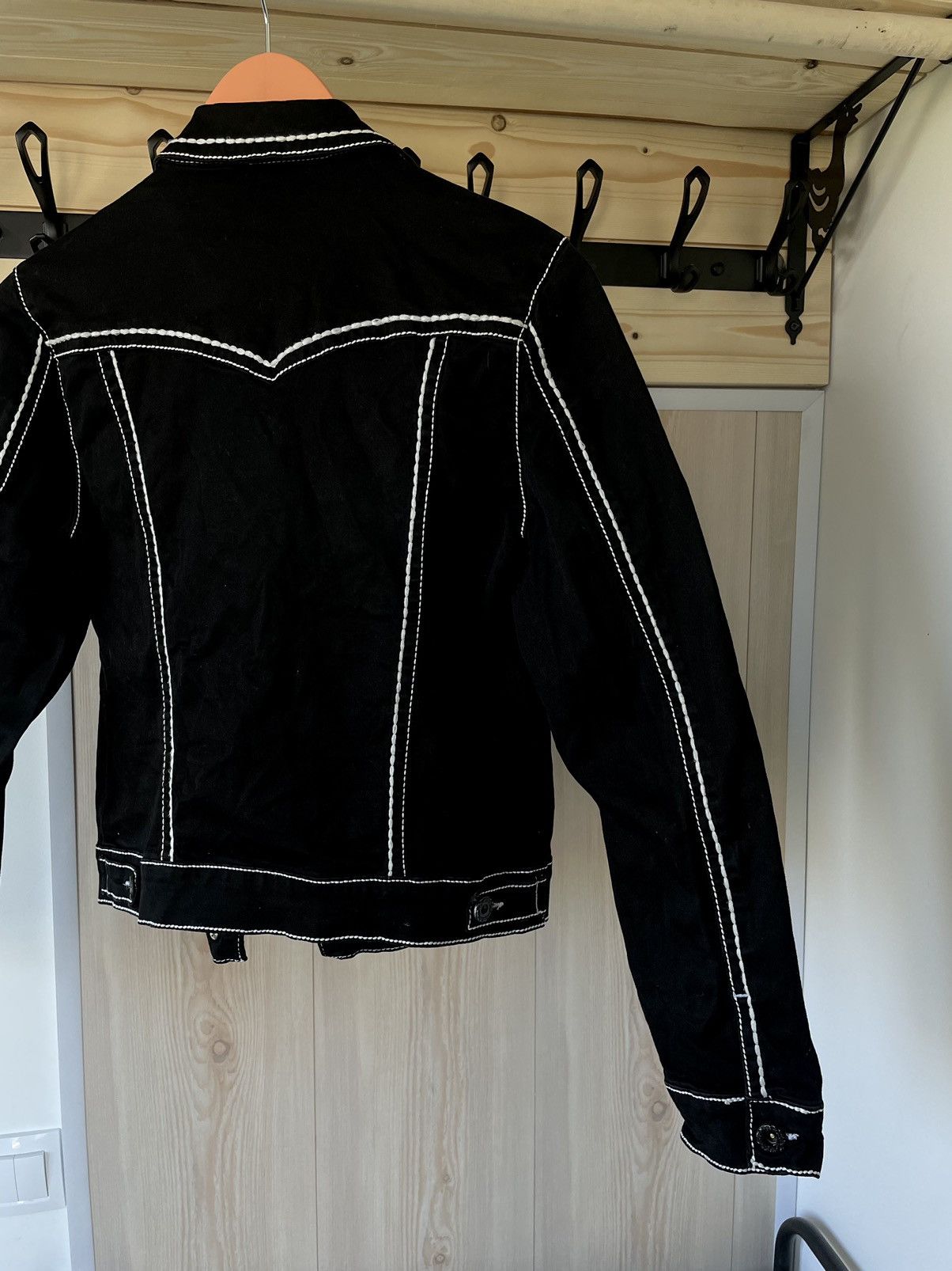 True Religion × Vintage True Religion Jimmy Trucker Jacket Y2K Rare Size US L / EU 52-54 / 3 - 10 Thumbnail