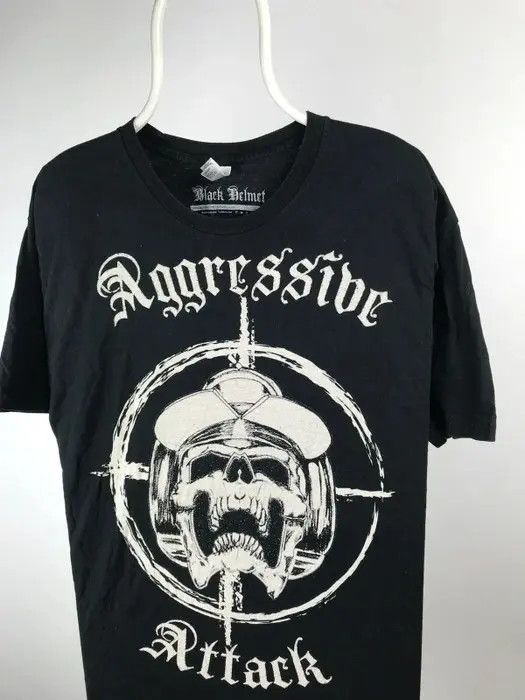 Band Tees Aggreside attack T-shirt rock band tee size XXLARGE Size US XXL / EU 58 / 5 - 2 Thumbnail