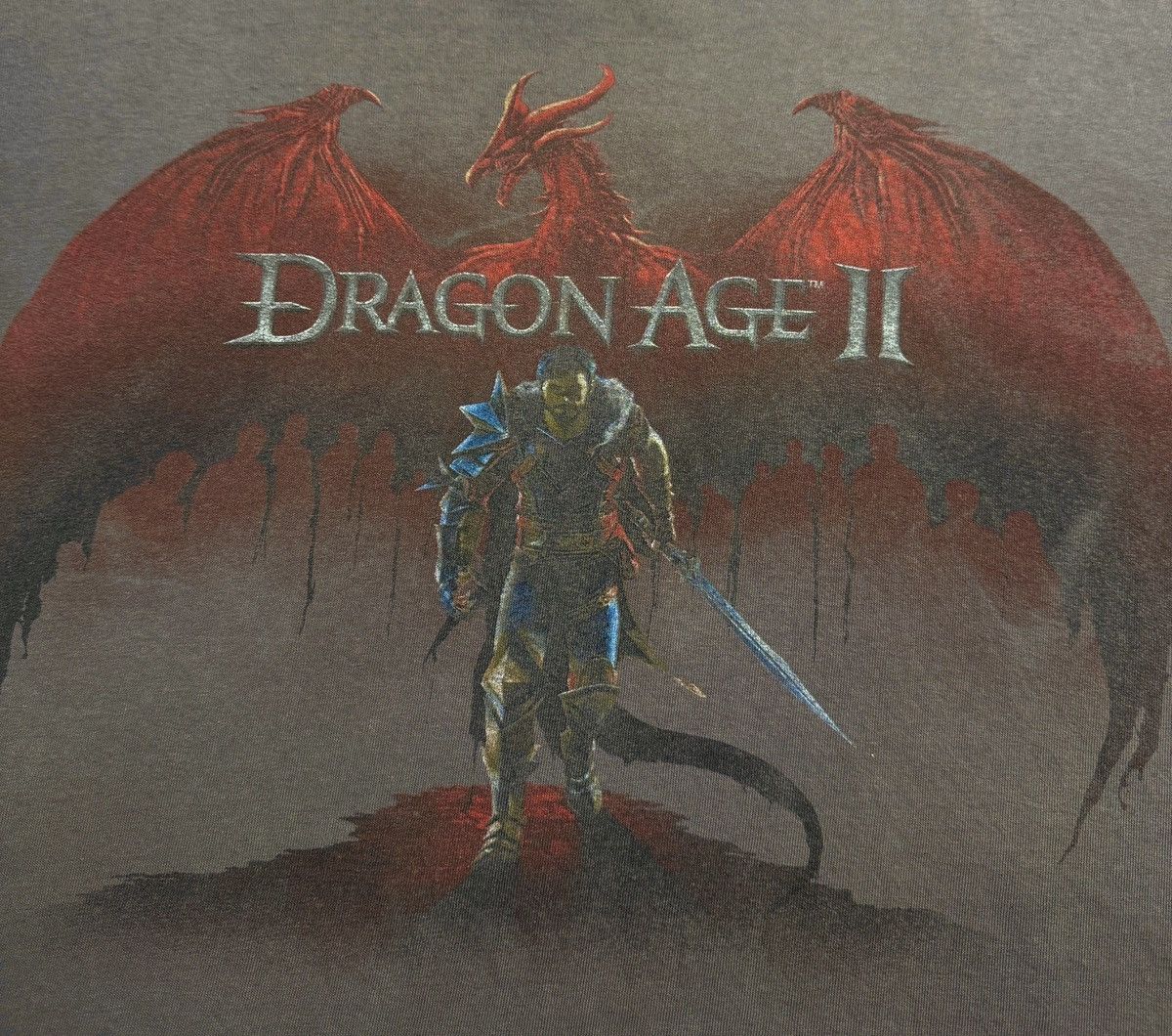 Playstation 2011 Dragon Age 2 Hawke BioWare EA video game promo tee Size US L / EU 52-54 / 3 - 2 Thumbnail