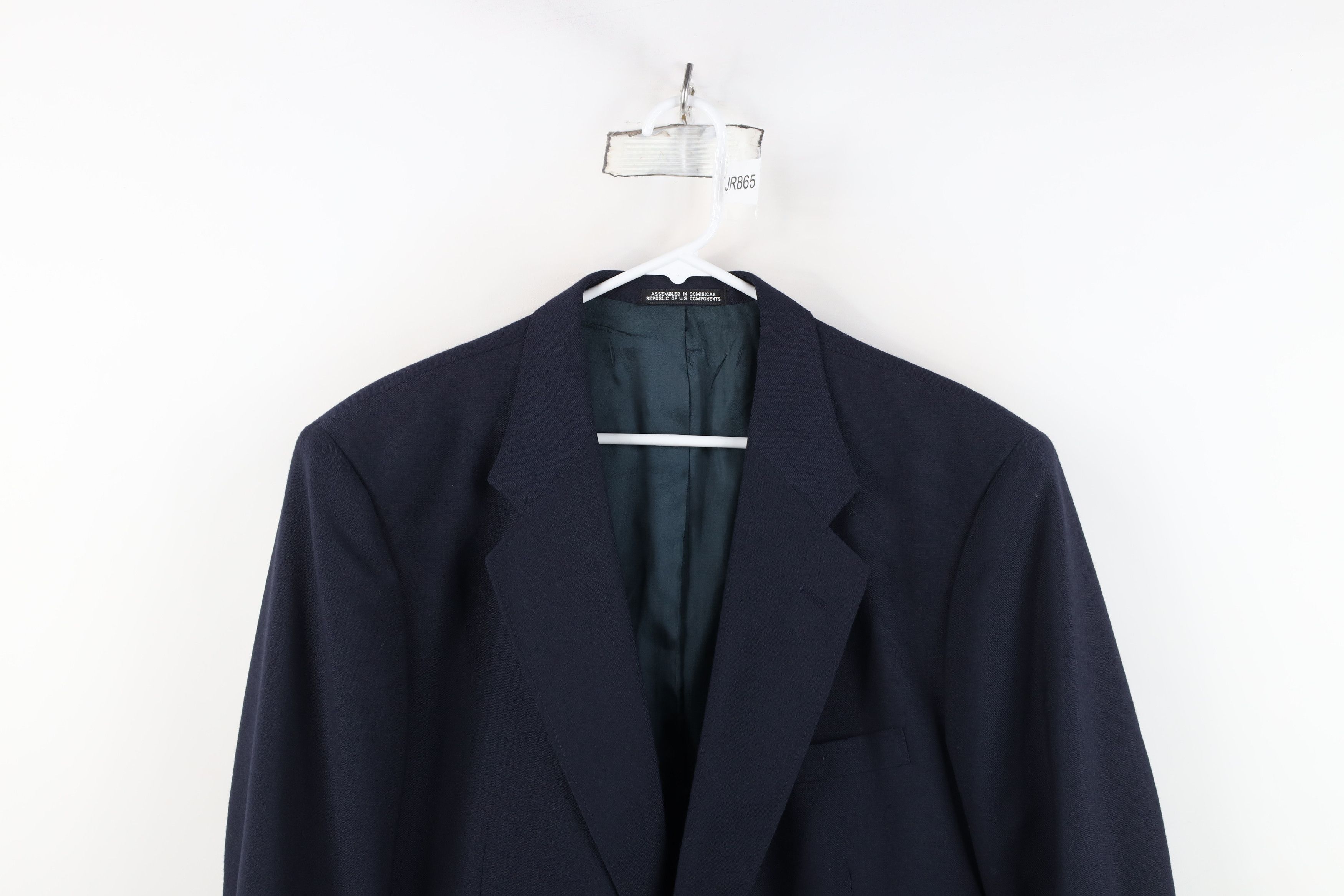 Vintage Vintage 90s Streetwear Suit Coat Blazer Jacket Navy Blue Size US XXL / EU 58 / 5 - 2 Thumbnail