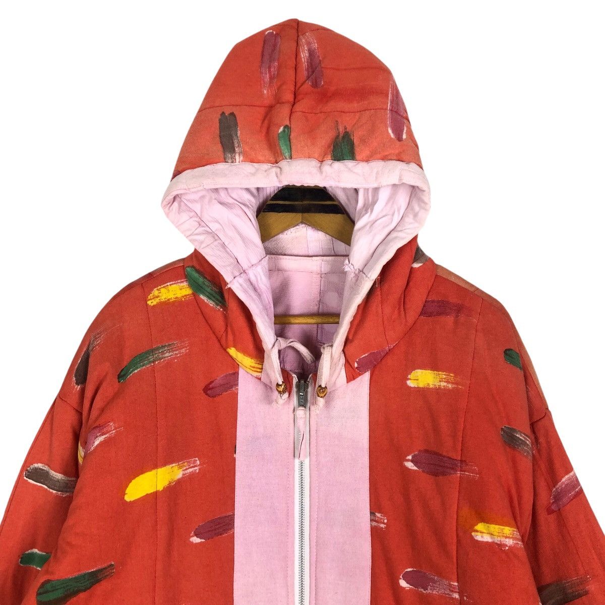Japanese Brand × Vintage Vintage Cactus And Mushroom Reversible Hooded Jacket Size US XL / EU 56 / 4 - 4 Thumbnail