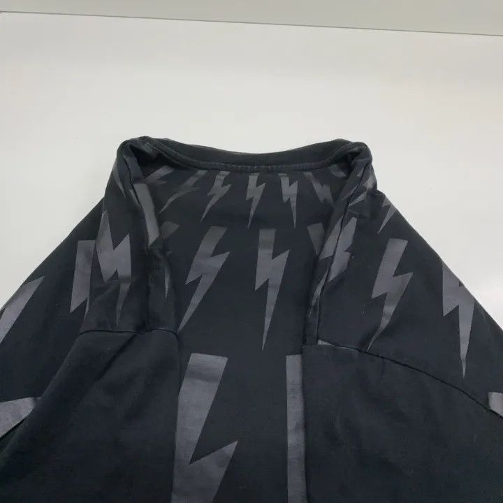 Neil Barrett Neil Barrett Black Lightning Print T-Shirt -2507 Size US XXL / EU 58 / 5 - 8 Thumbnail