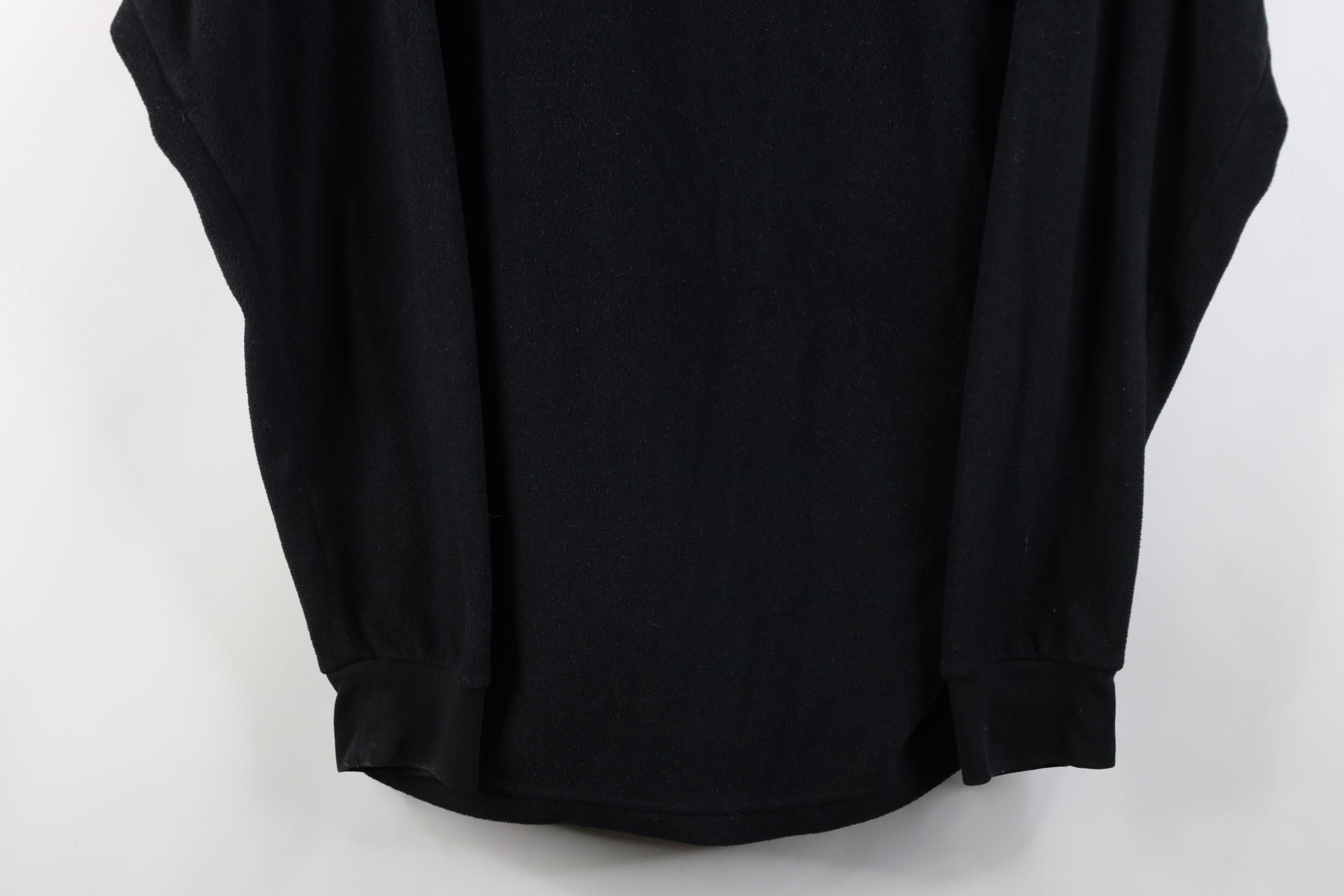 Vintage Vintage 90s Streetwear Fleece Crewneck Sweater Black USA Size US XL / EU 56 / 4 - 3 Thumbnail