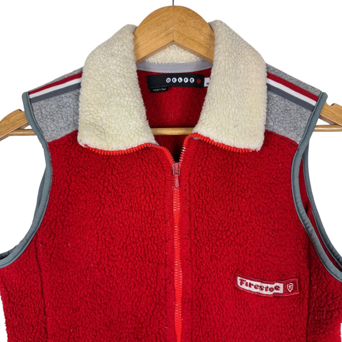 Other 🔥 Belfe Fleece Firestone Vest riri Zip made in italy Size US M / EU 48-50 / 2 - 4 Thumbnail