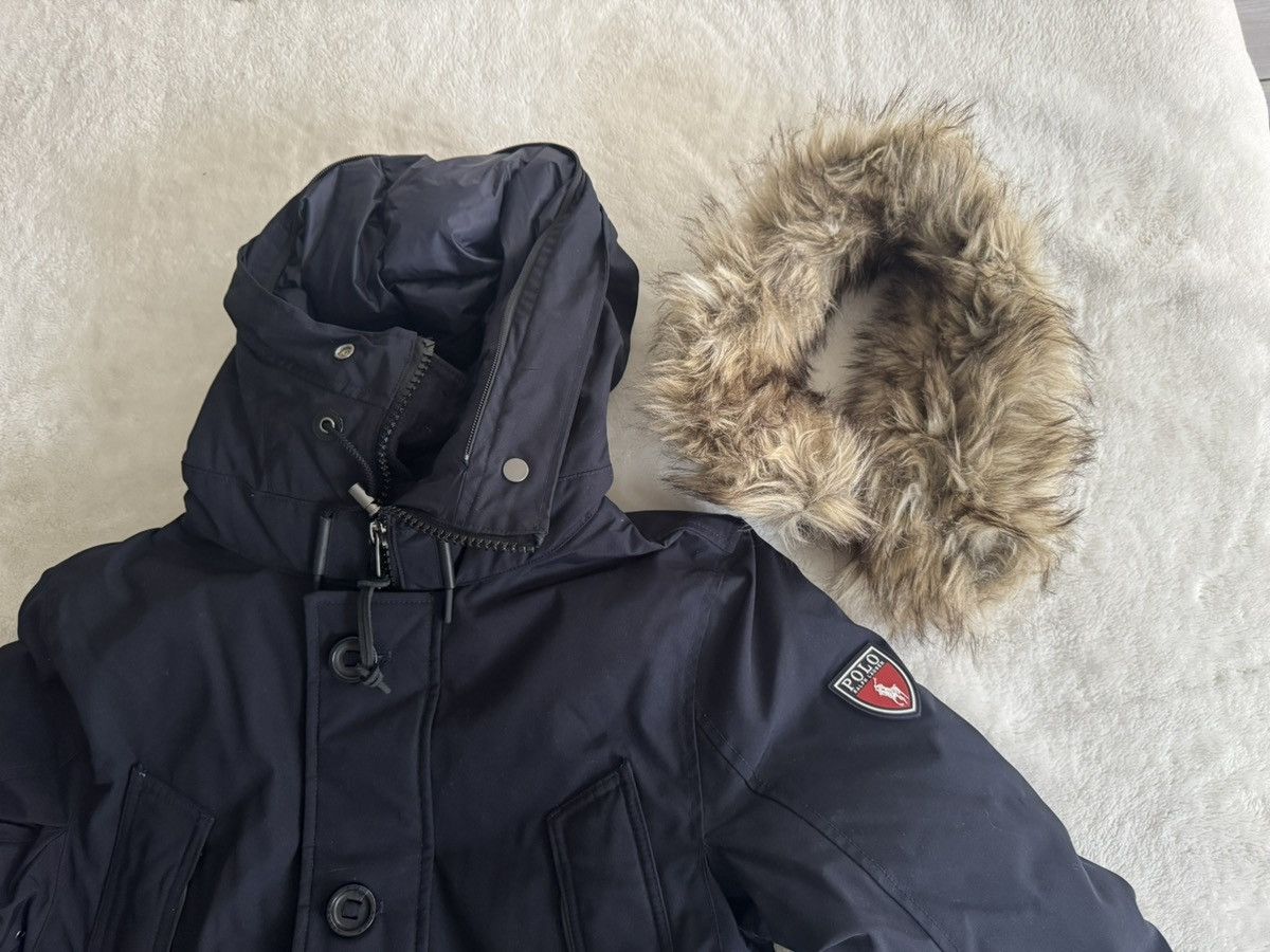 Polo Ralph Lauren Polo Ralph Lauren Faux-Fur-Trim Down Hooded Coat Size US XS / EU 42 / 0 - 17 Thumbnail