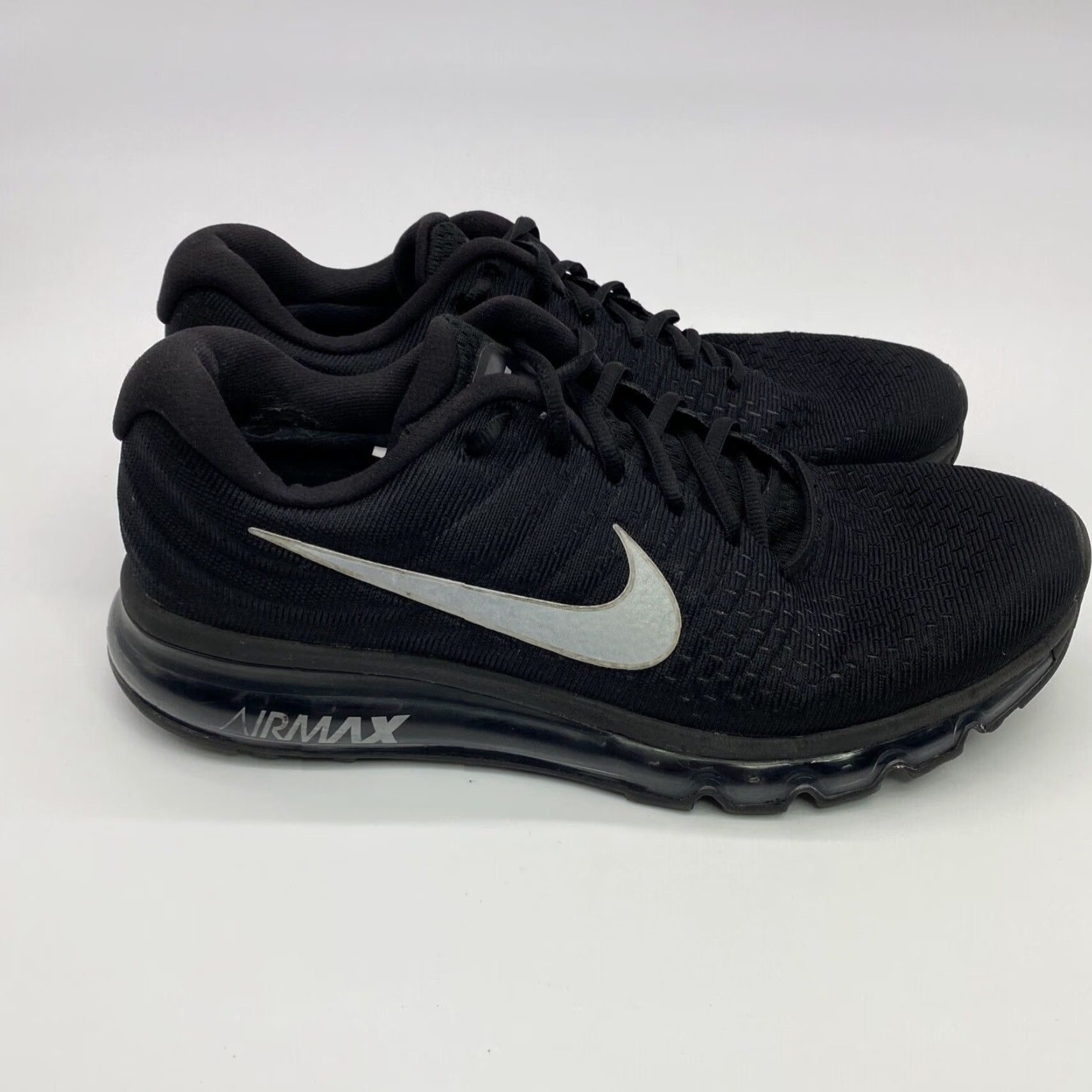 Nike NIKE Air Max 2017 Sneaker Men Black Anthracite 3M Reflective 849559-001 SZ10 Limited Release 2017 Monochrome Athletic Running Shoes Size US 10 / EU 43 - 2 Thumbnail