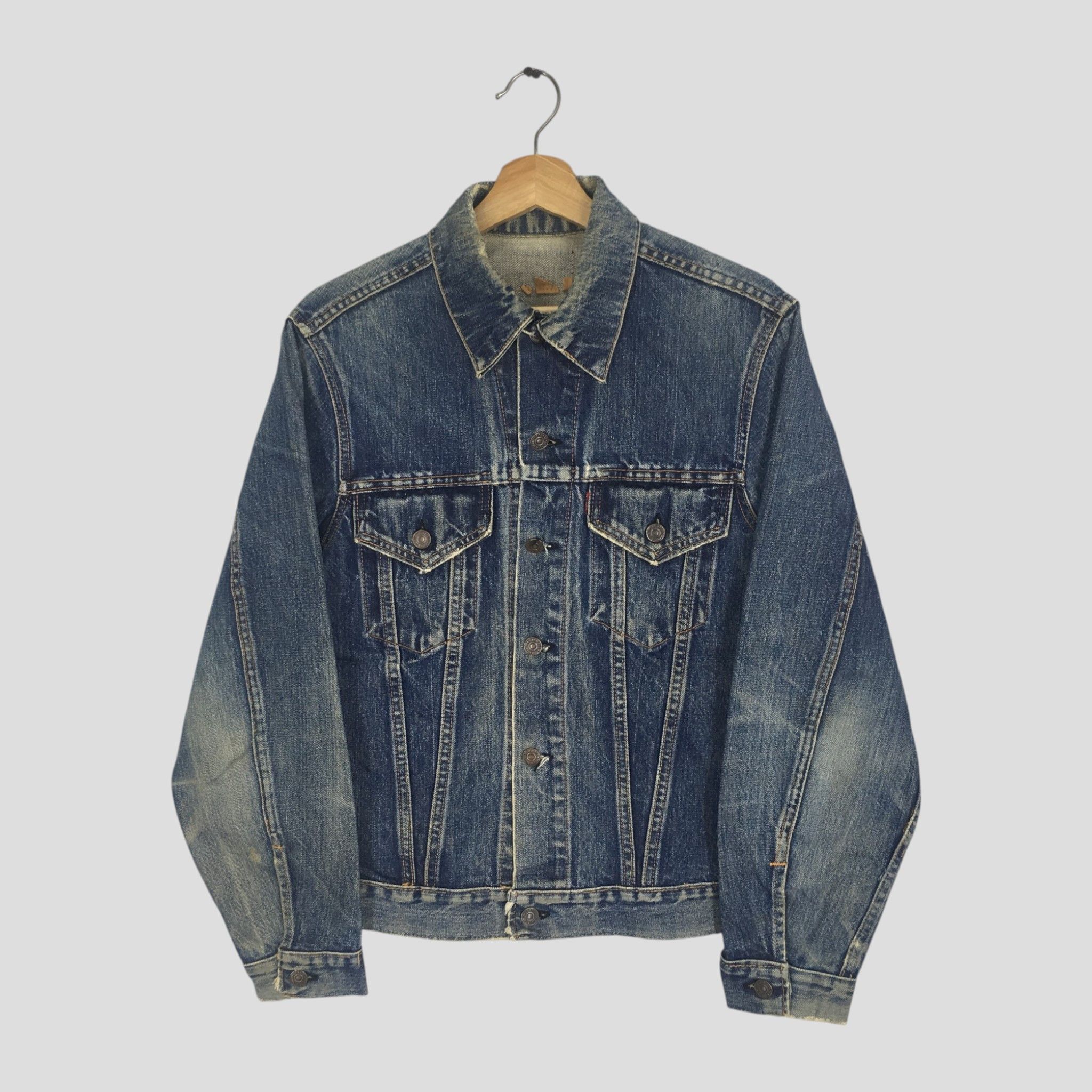 Levi's × Vintage 90s LEVIS BIG E 557XX DENIM JACKET USA #555 (A735