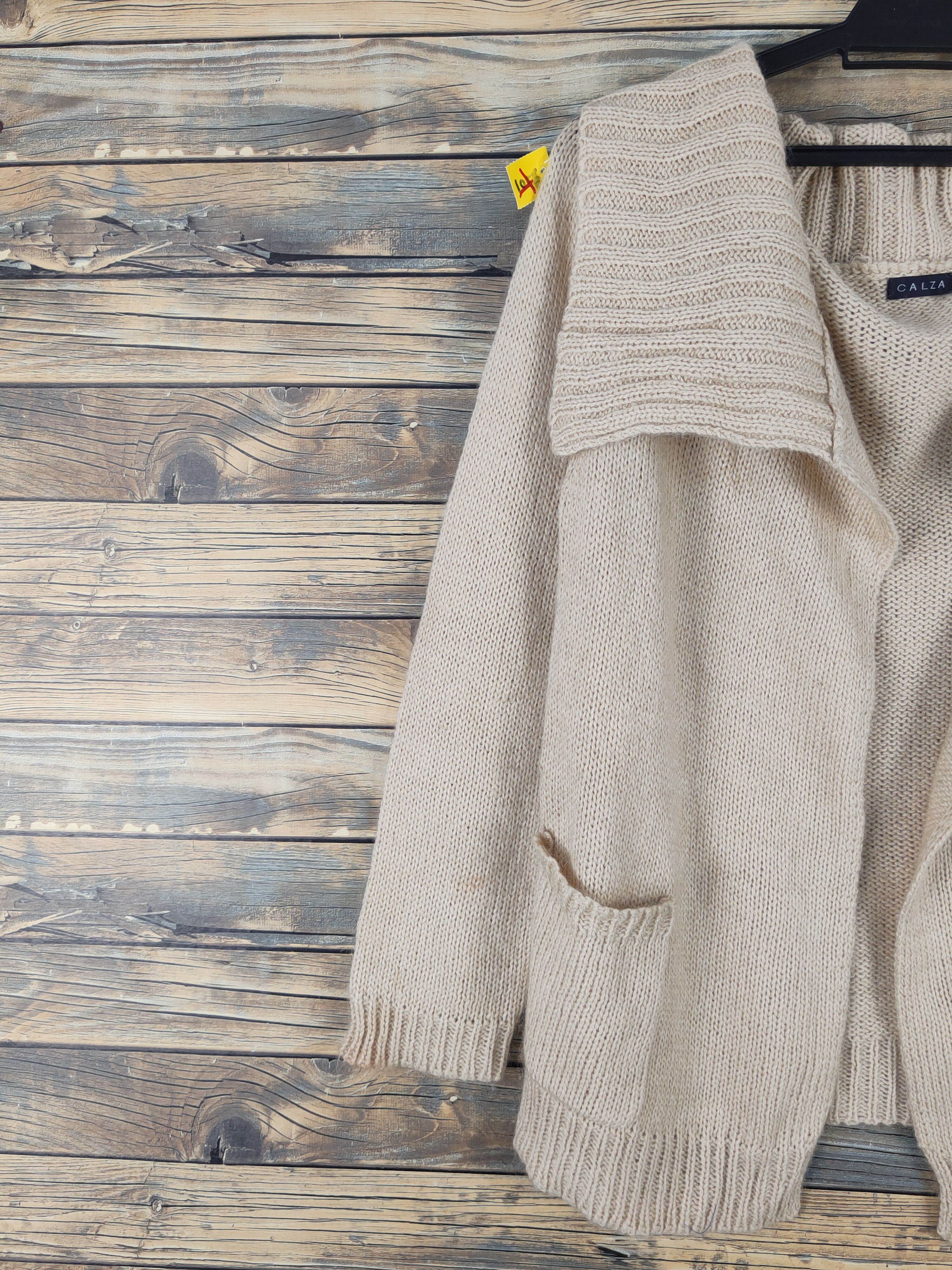 Homespun Knitwear × Japanese Brand Calza Brown Knitwear Cardigan #W1290 Size M / US 6-8 / IT 42-44 - 3 Thumbnail