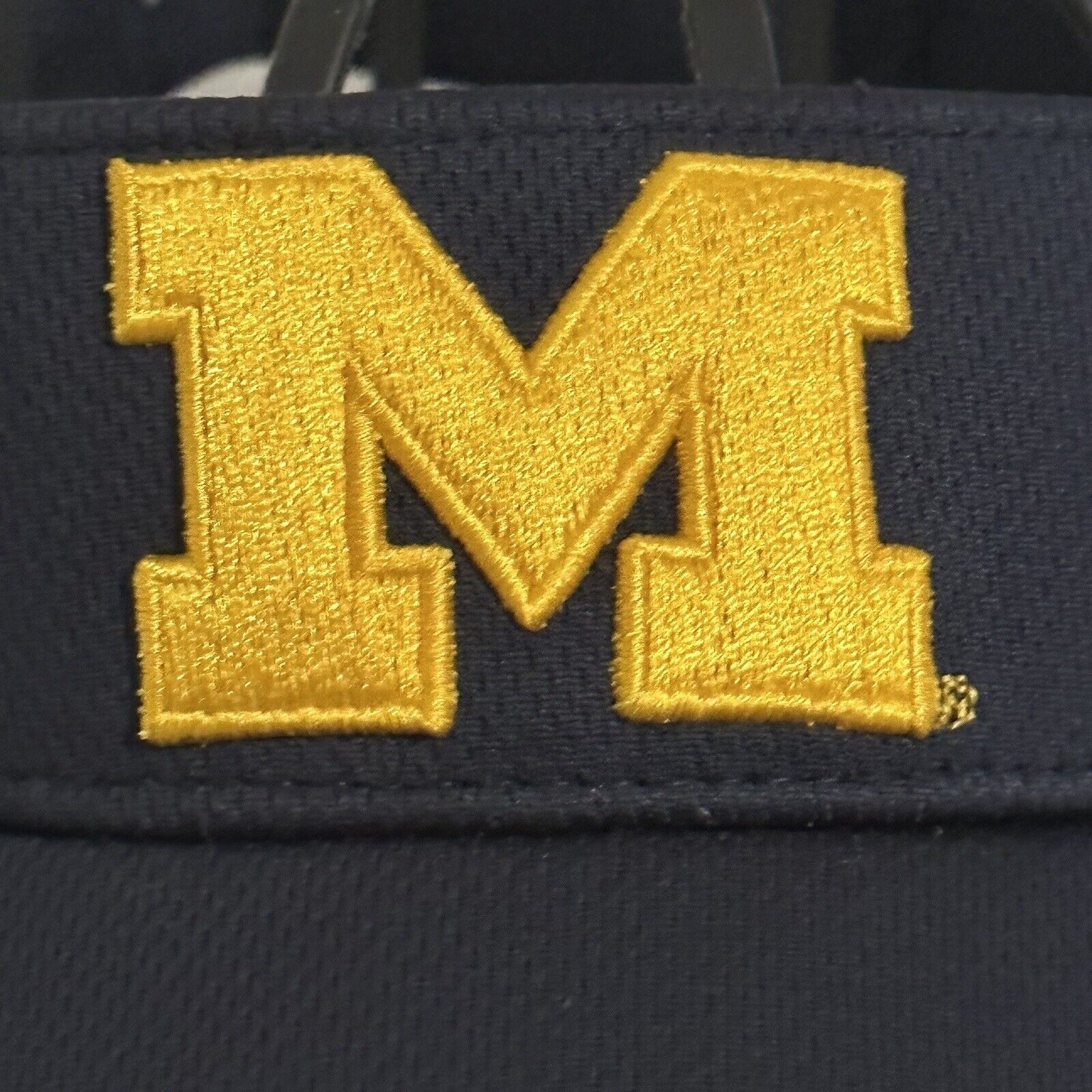 Other University Of Michigan Wolverine OSFA Blue Yellow Visor Hat Size ONE SIZE - 3 Thumbnail