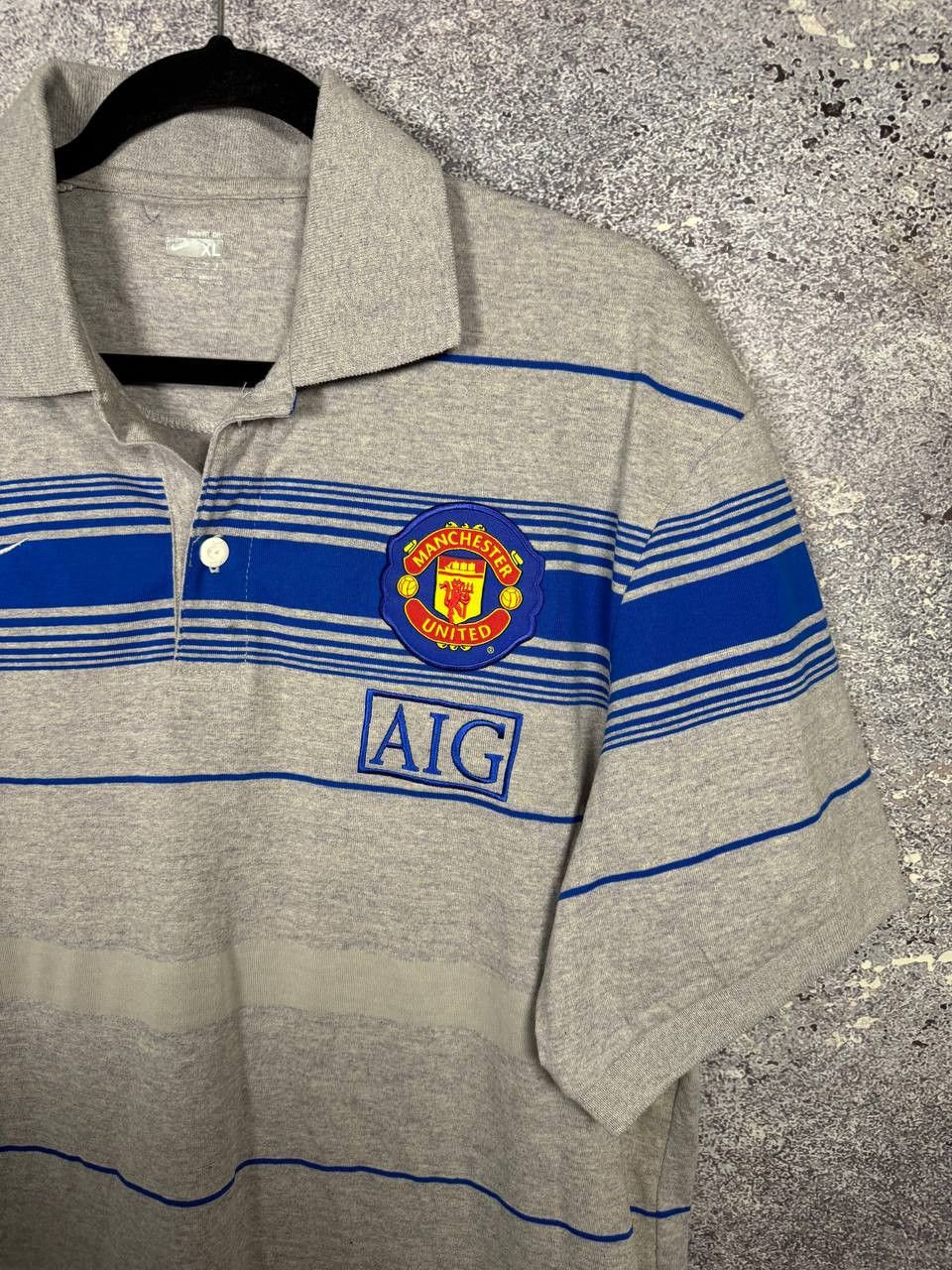 Nike × Vintage Vintage Manchester United Pre Match Nike Polo Tee Size US XL / EU 56 / 4 - 8 Thumbnail