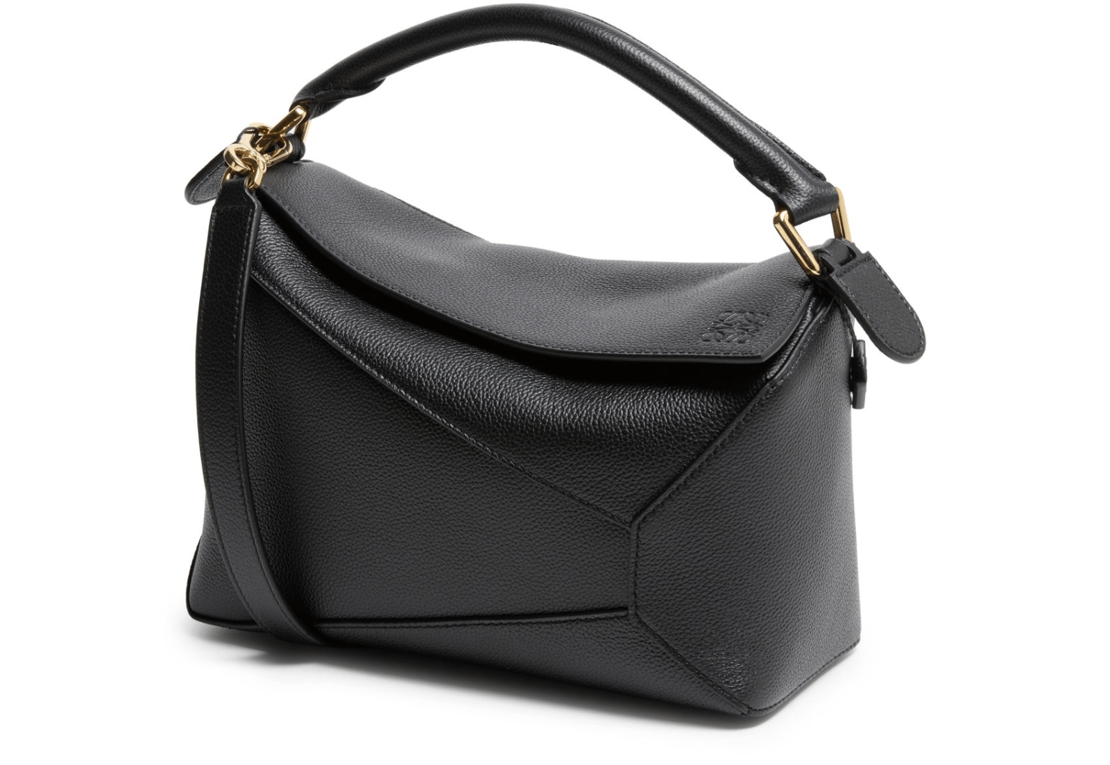 Loewe LOEWE Puzzle Small Edge Black Leather Handbag New Auth Size ONE SIZE - 1 Thumbnail