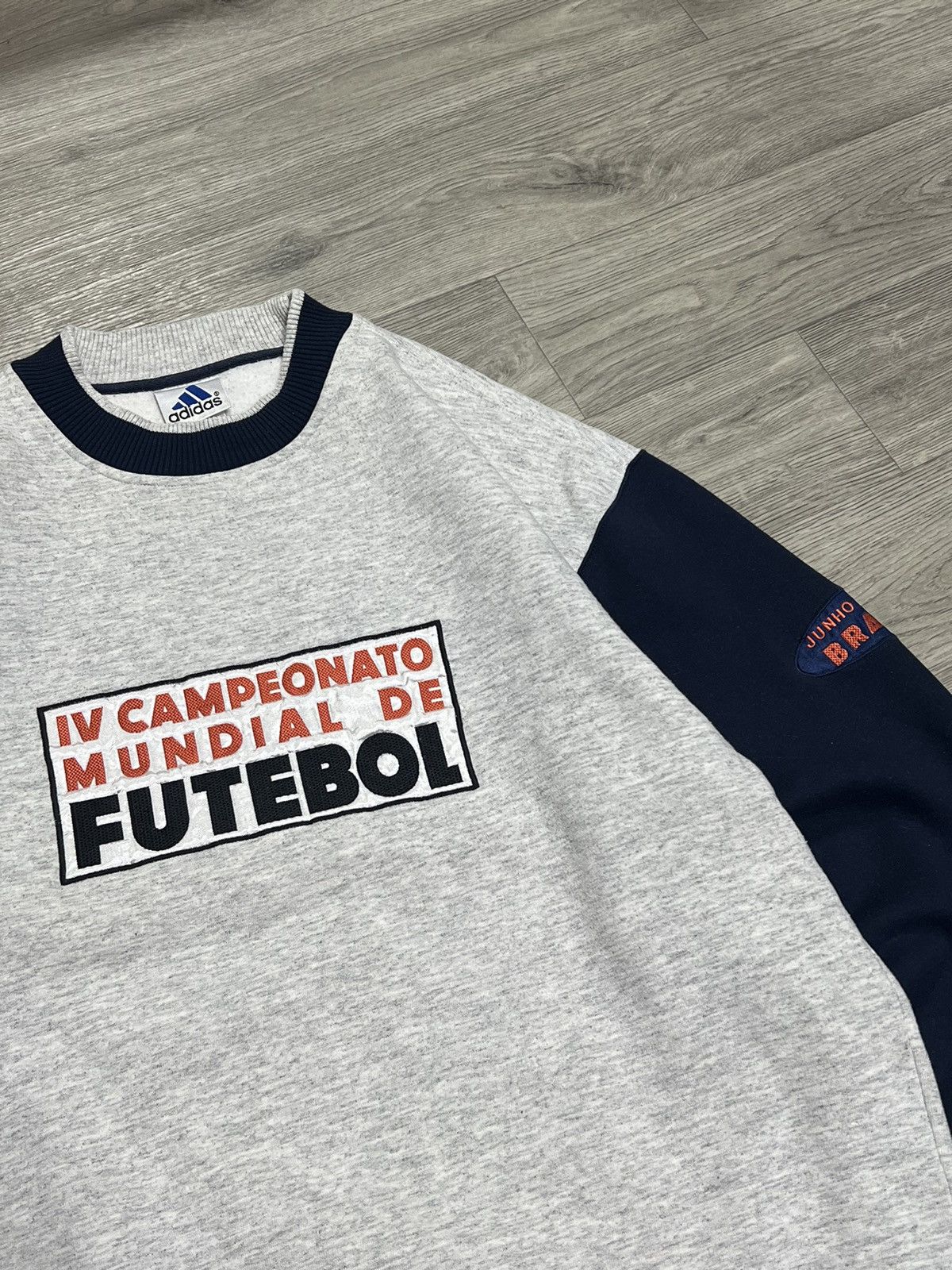 Adidas × Vintage Adidas Mundial football Brazil vintage sweatshirt Size US L / EU 52-54 / 3 - 2 Thumbnail