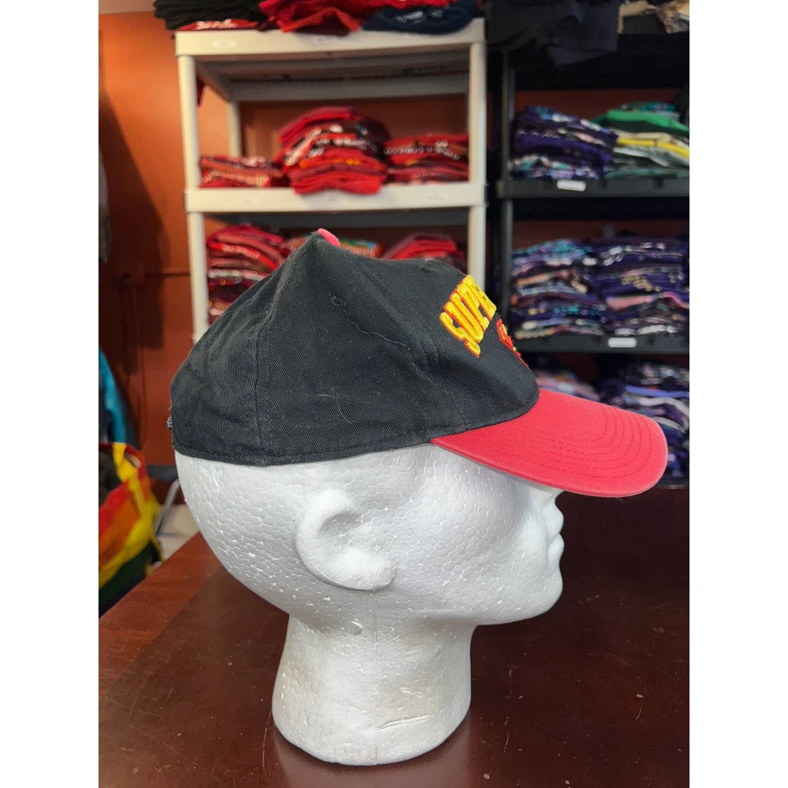 DC Comics Superman Hat DC Comics Superhero Black Graphic Cap headwear Size ONE SIZE - 5 Thumbnail
