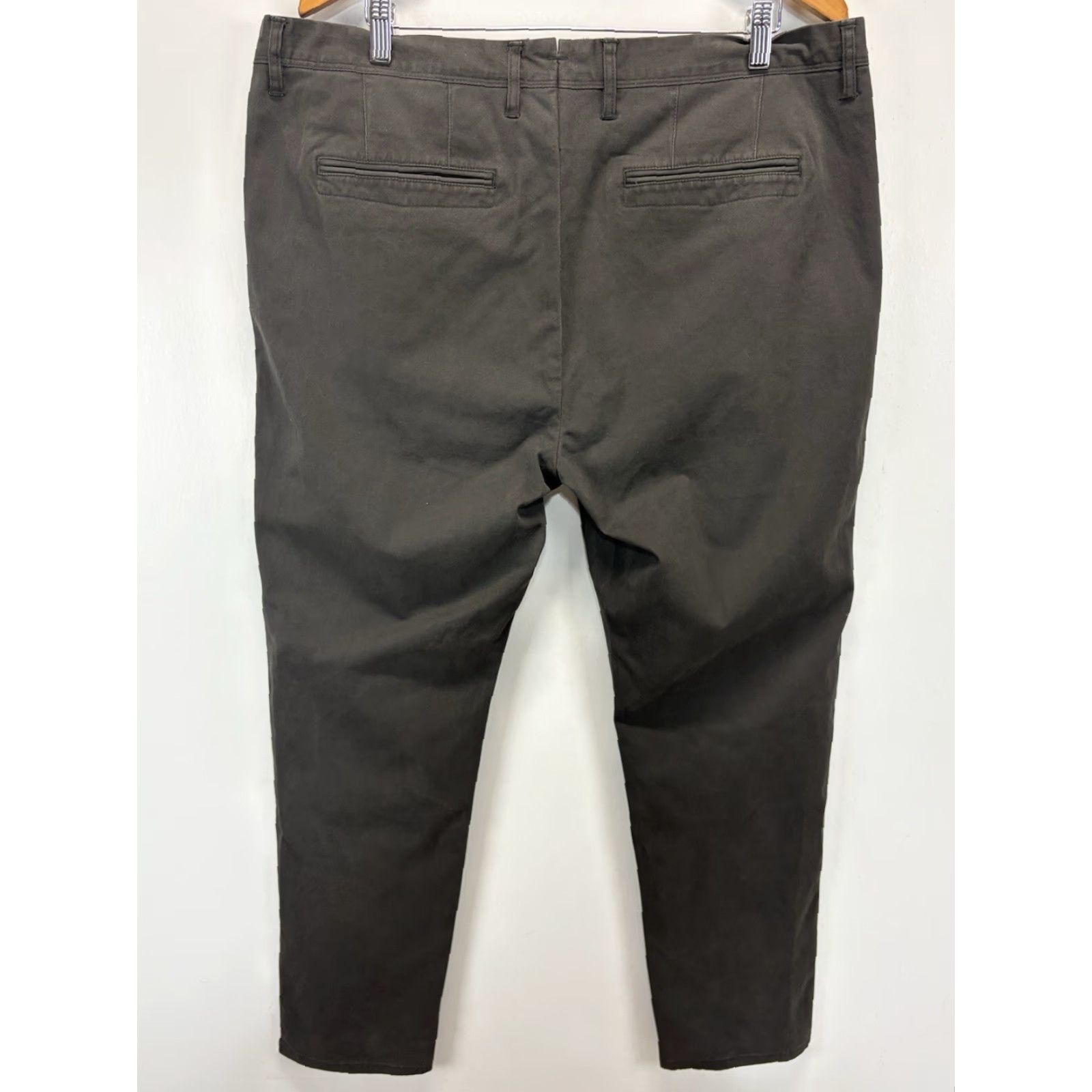 Mott & Bow Mott & Bow The Twill Chino Pants Mens Size 40x32 Brown Stretch Casual Business Workwear Size US 40 / EU 56 - 3 Thumbnail