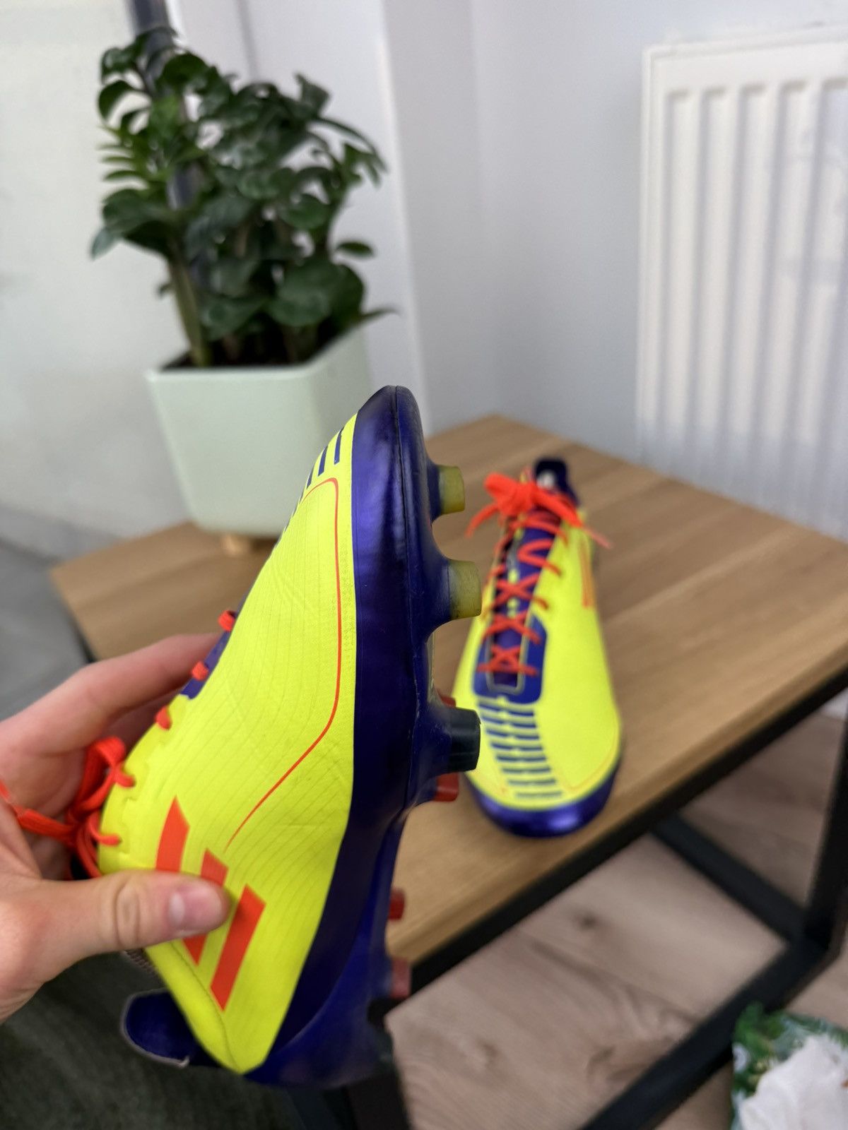 Adidas Adidas Adizero F50 FG yellow/purple/orange us10.5 Size US 10.5 / EU 43-44 - 18 Thumbnail
